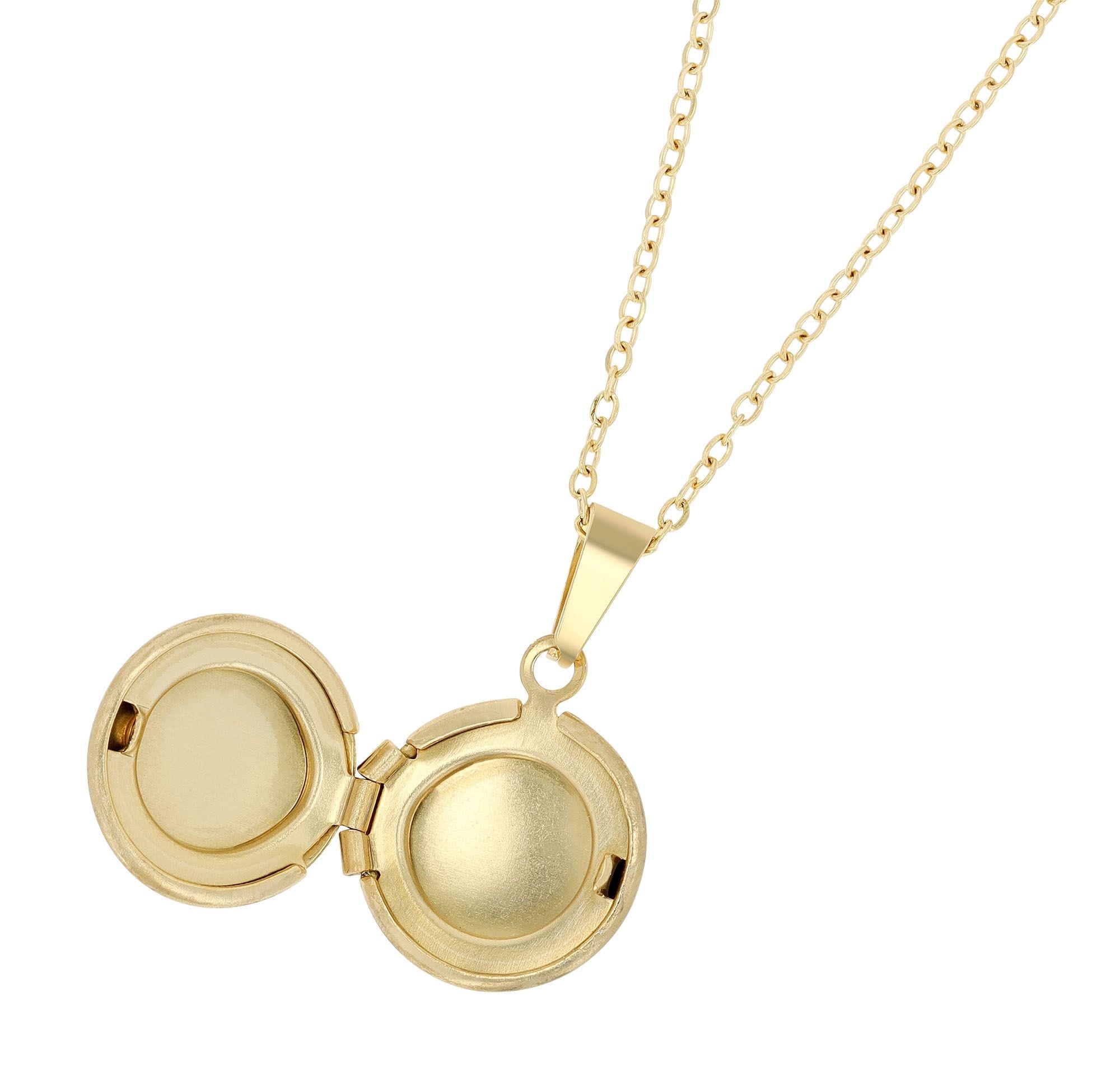 Adelia´s Kette ohne Anhänger »Damen Halskette mit Anhänger – Medaillon aus Edelstahl« Schöne Geschenkidee zum Jubiläum