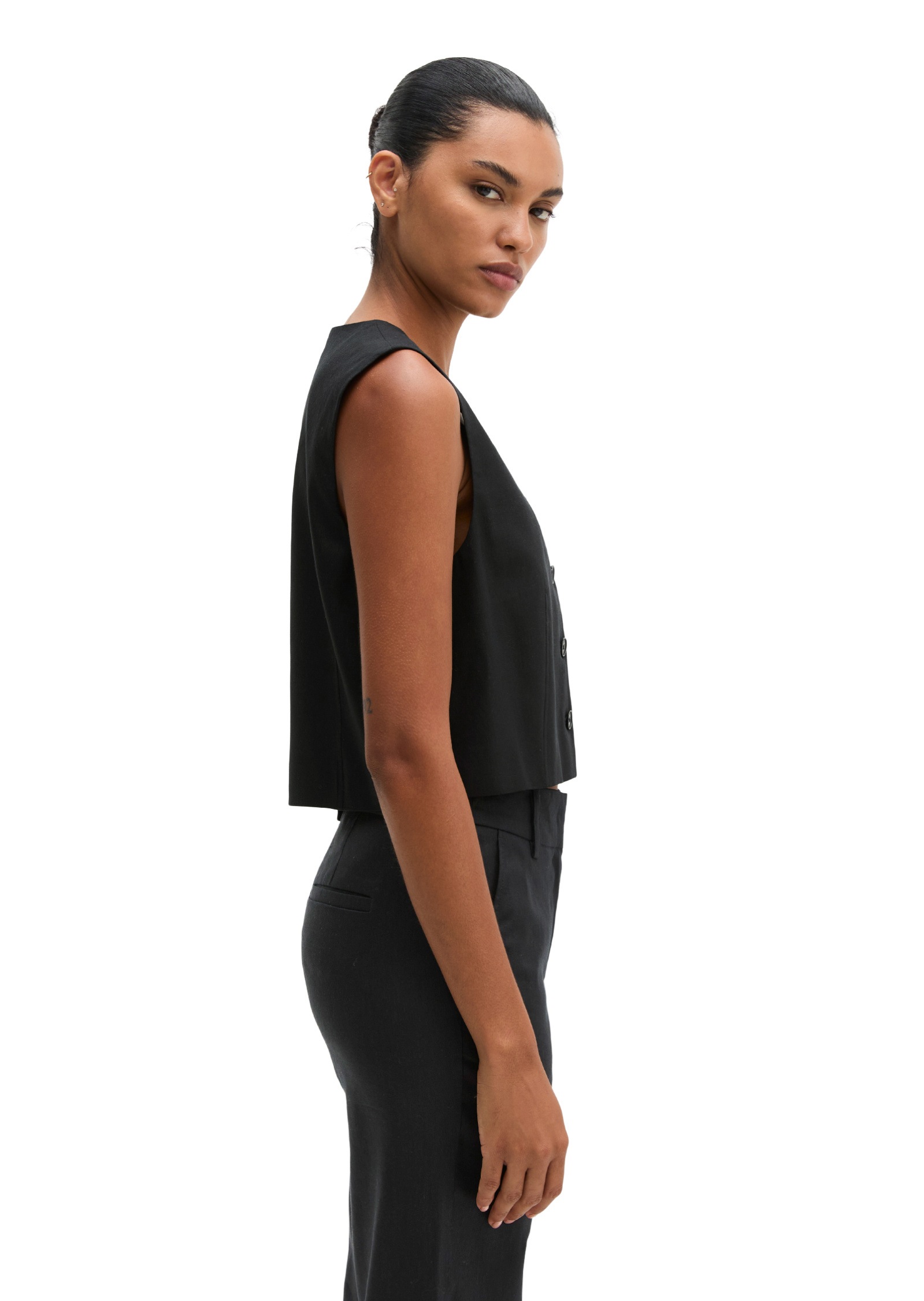 Marc O'Polo Anzugweste »aus Viskose-Leinen-Stretch«