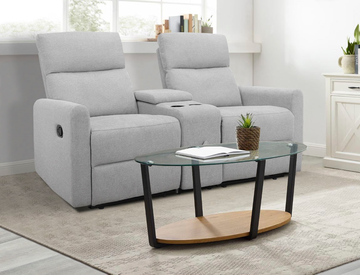 Home affaire 2-Sitzer »Daoulas, 2er-Kinosofa, TV-Sessel, Multimedia-Sofa«, Kinosofa mit Relaxfunktion, Getränkehalter und Stauraum