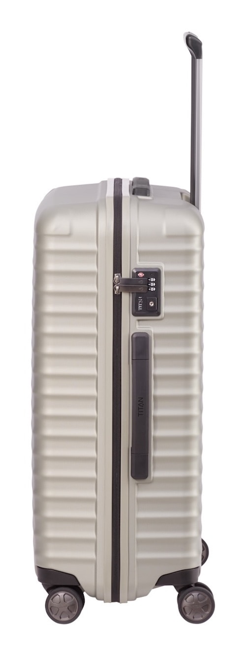 TITAN® Hartschalen-Trolley »LITRON, verschiedene Größen und Farben«, 4 Rollen, Hartschalen-Koffer Made in Germany mit 10 Jahren Herstellergarantie