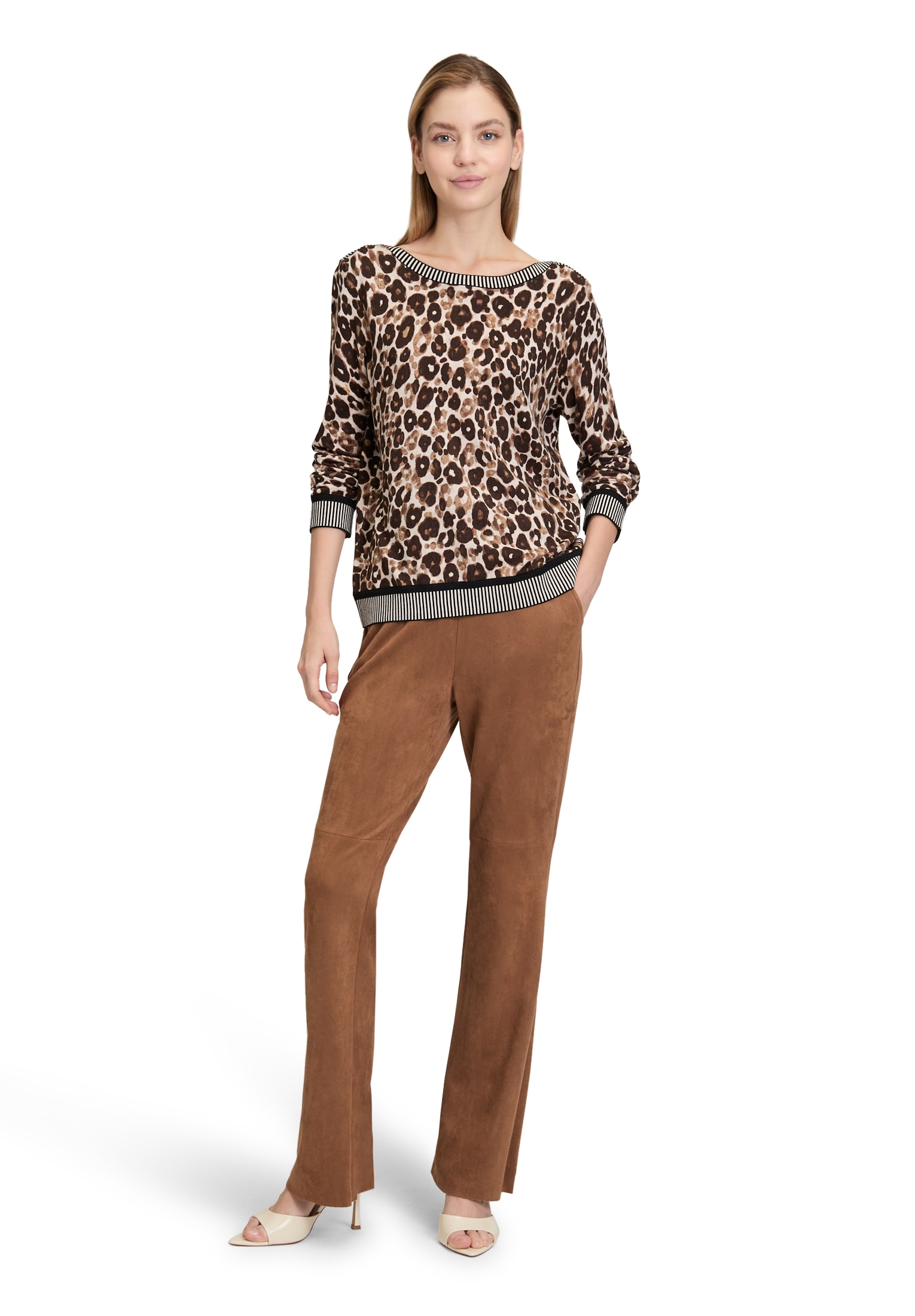 Betty Barclay Strickpullover »Damen Strickpullover mit Animalprint« 1 Stk. tlg.