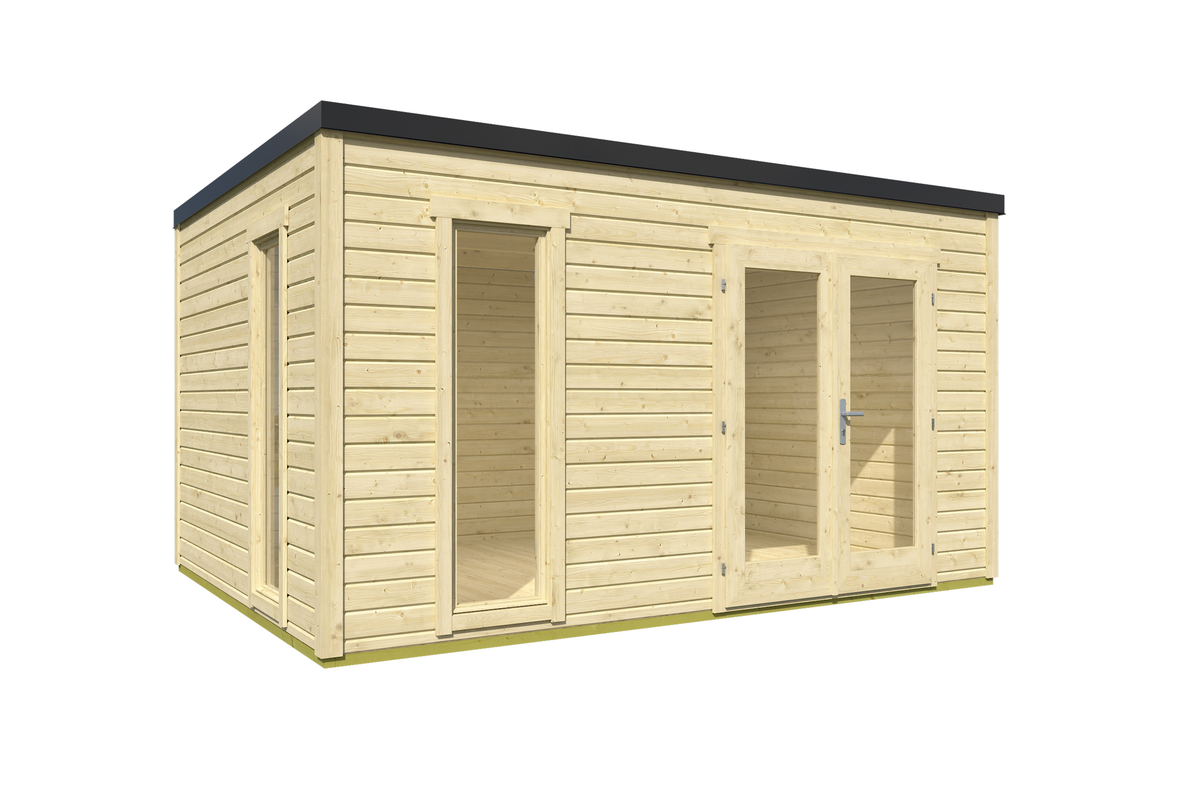 Nordic Holz Gartenhaus "Palermo 4", mit großen Glasflächen günstig online kaufen
