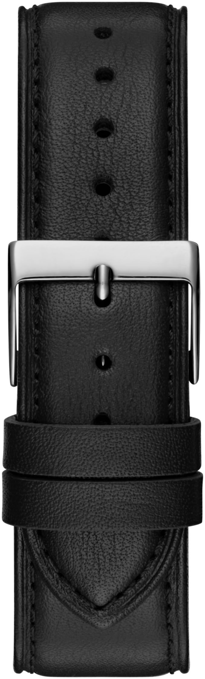 Guess Quarzuhr »DEX«, (Set, 2 tlg., mit Wechselarmband), Armbanduhr, Herrenuhr, Silikonarmband, Lederarmband, Mineralglas