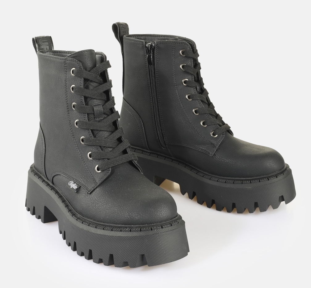 Buffalo Schnürboots "Aspen Lace Up Warm", Plateauboots, Bikerboots mit Schn günstig online kaufen
