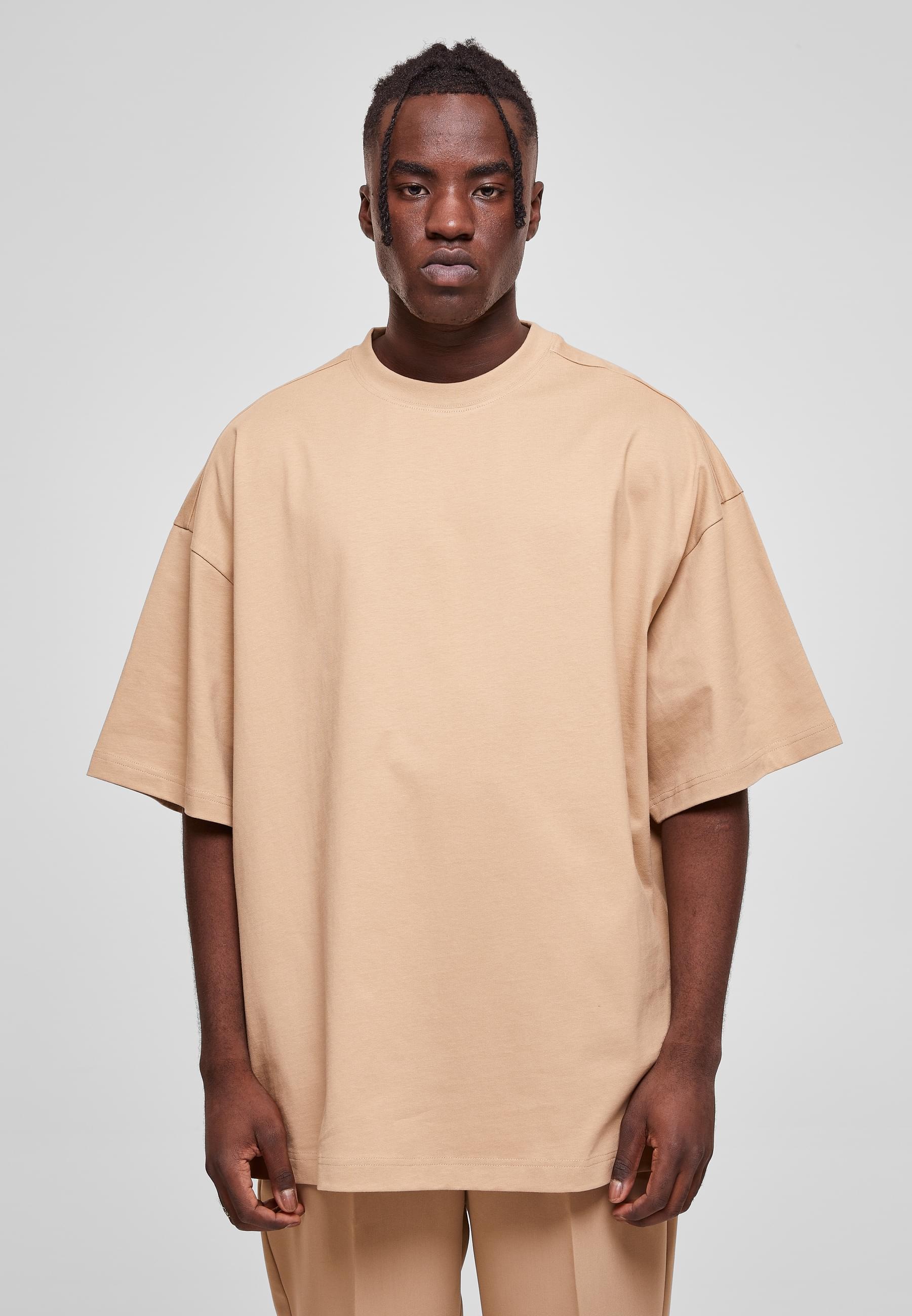 URBAN CLASSICS T-Shirt »Urban Classics Herren Huge Tee«, (1 tlg.)