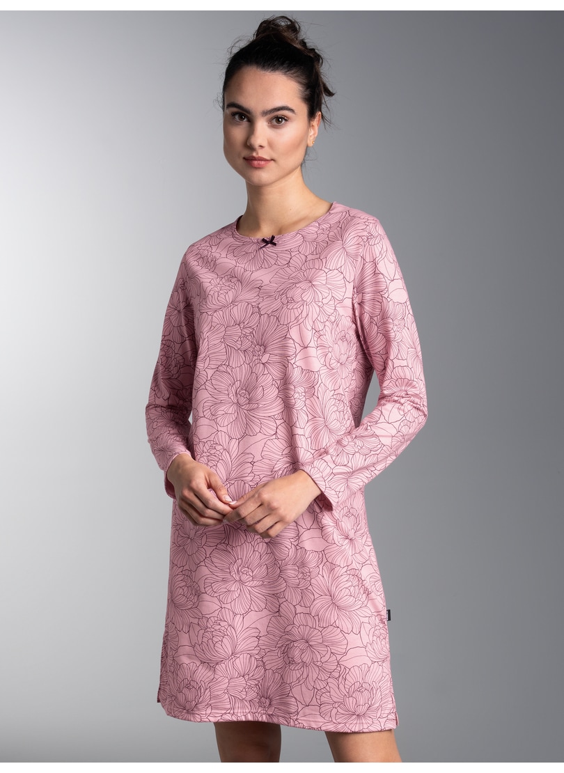 Trigema "TRIGEMA Nachthemd mit floralem Allover-Print" 1 tlg.