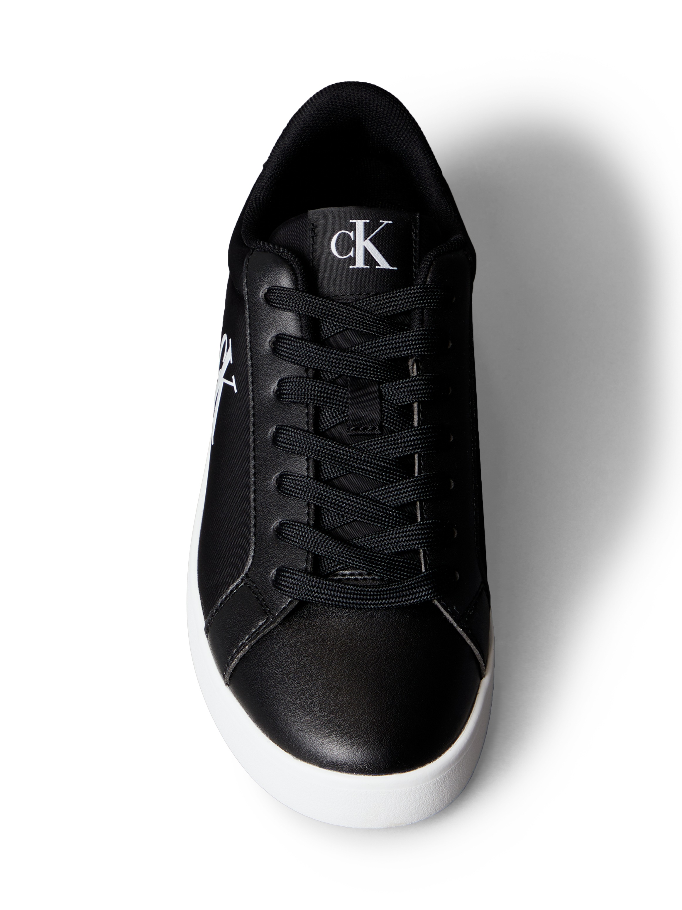 Calvin Klein Jeans Sneaker »CUPSOLE LACE UP PU MG«, Schnürschuh, Halbschuh, Freizeitsneaker, Casual-Schnürer mit CK-Logo