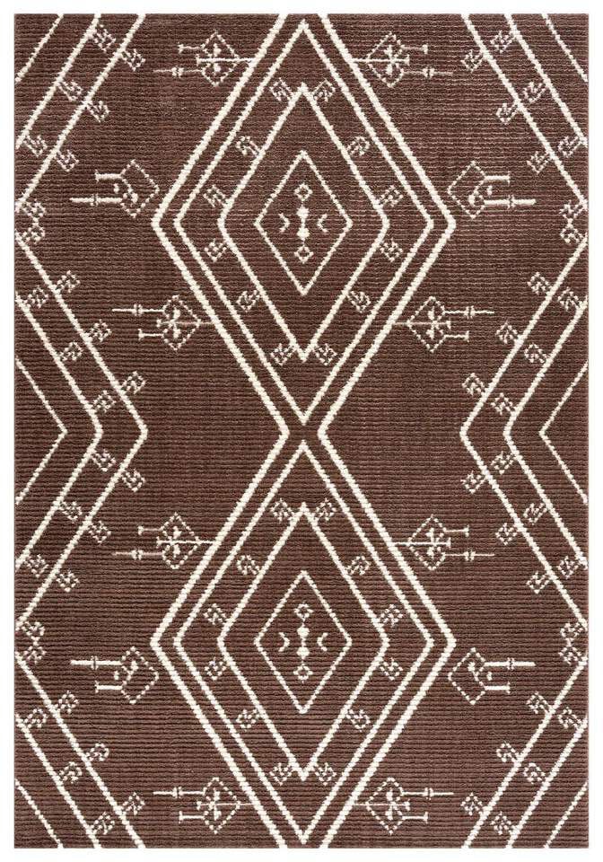 Carpet City Teppich »April 2291«, rechteckig, 10 mm Höhe, Läufer, weich durch Microfaser, Boho Ethno Look, Wohnzimmer