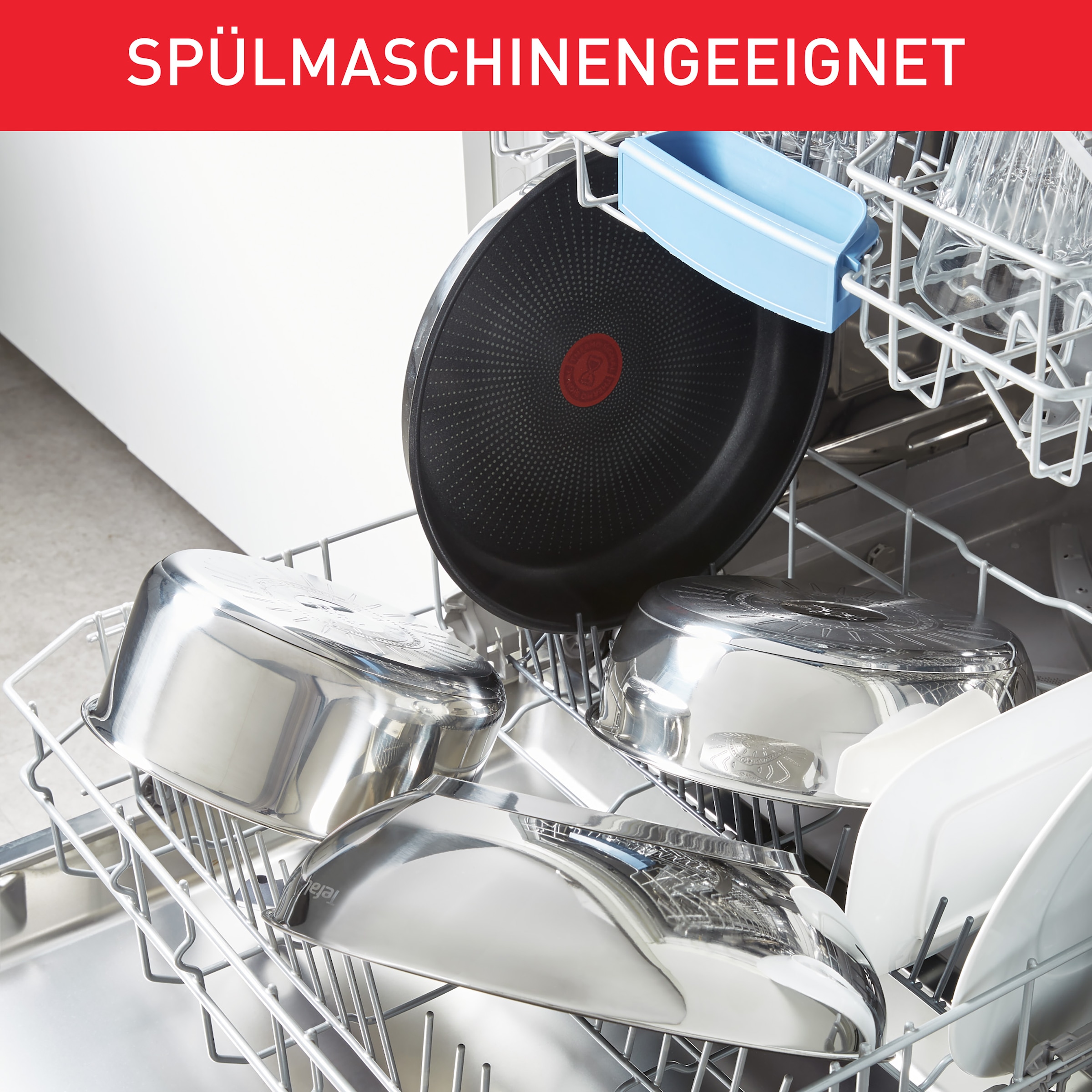 Tefal Bratpfanne »Ingenio Preference« Edelstahl 1 Stk. tlg. stapelbar, unbeschichtet, 18/10-Edelstahl, hochglanzpoliert