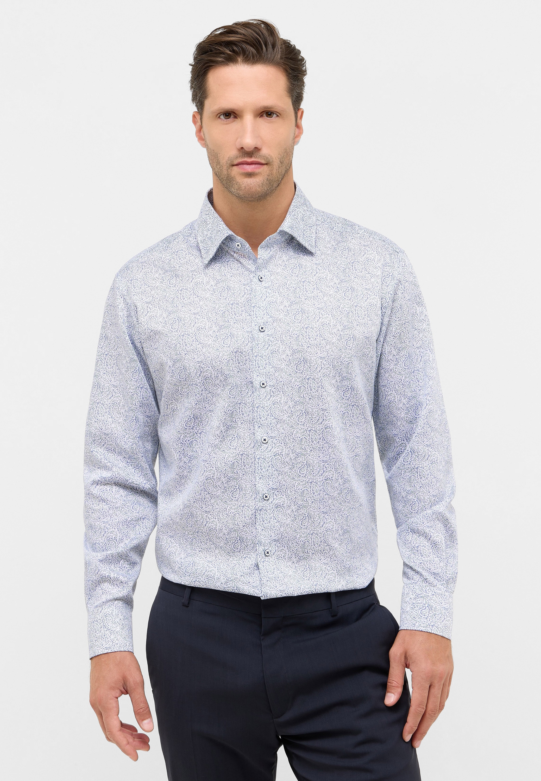 Eterna Langarmhemd "MODERN FIT" NON IRON (bügelfrei) günstig online kaufen