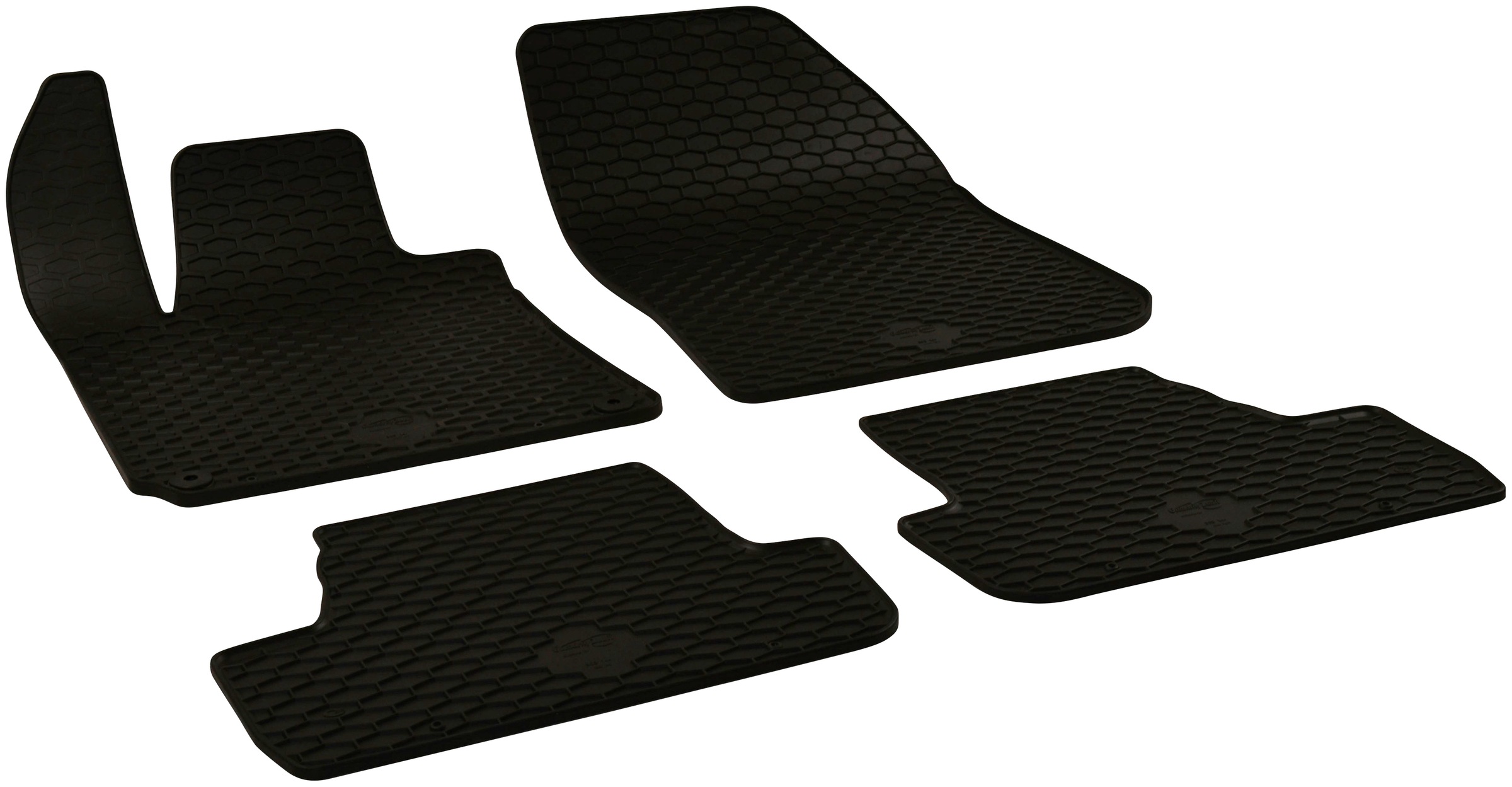 WALSER Passform-Fußmatten, Peugeot, 308, Schrägheck, (4 St., 2  Vordermatten, 2 Rückmatten), für Peugeot 308 II 09/2013-Heute auf Rechnung  | BAUR