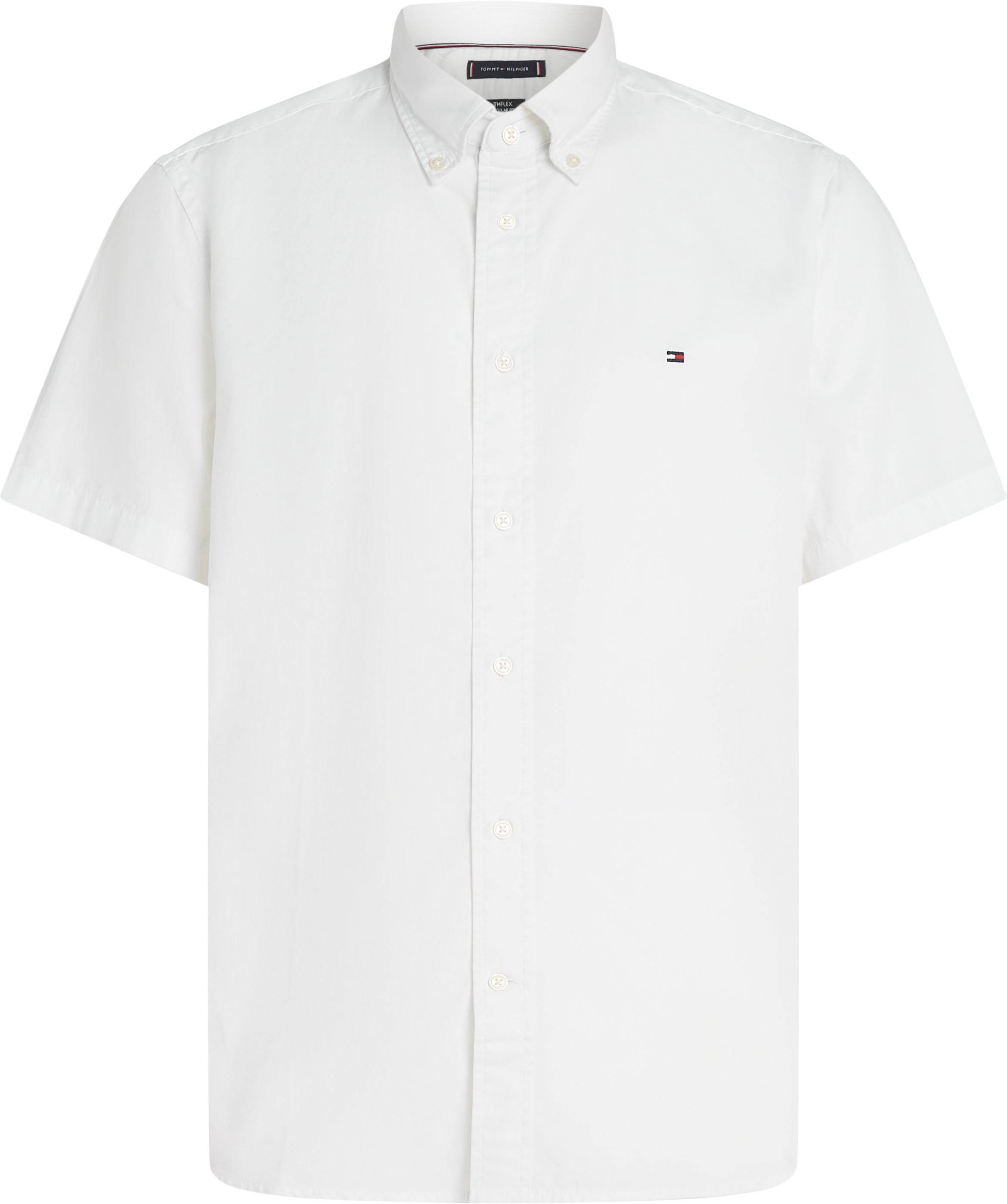 Tommy Hilfiger Big & Tall Kurzarmhemd »BT-FLEX POPLIN SOLID S/S SHIRT-B«, Große Größen