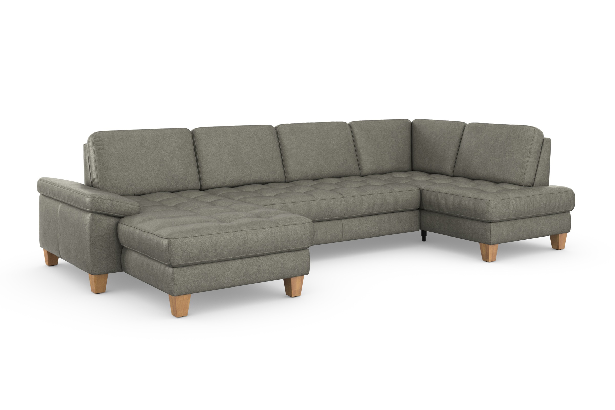 Sit & More Westham U-Shape Sectional Sofa grey 6