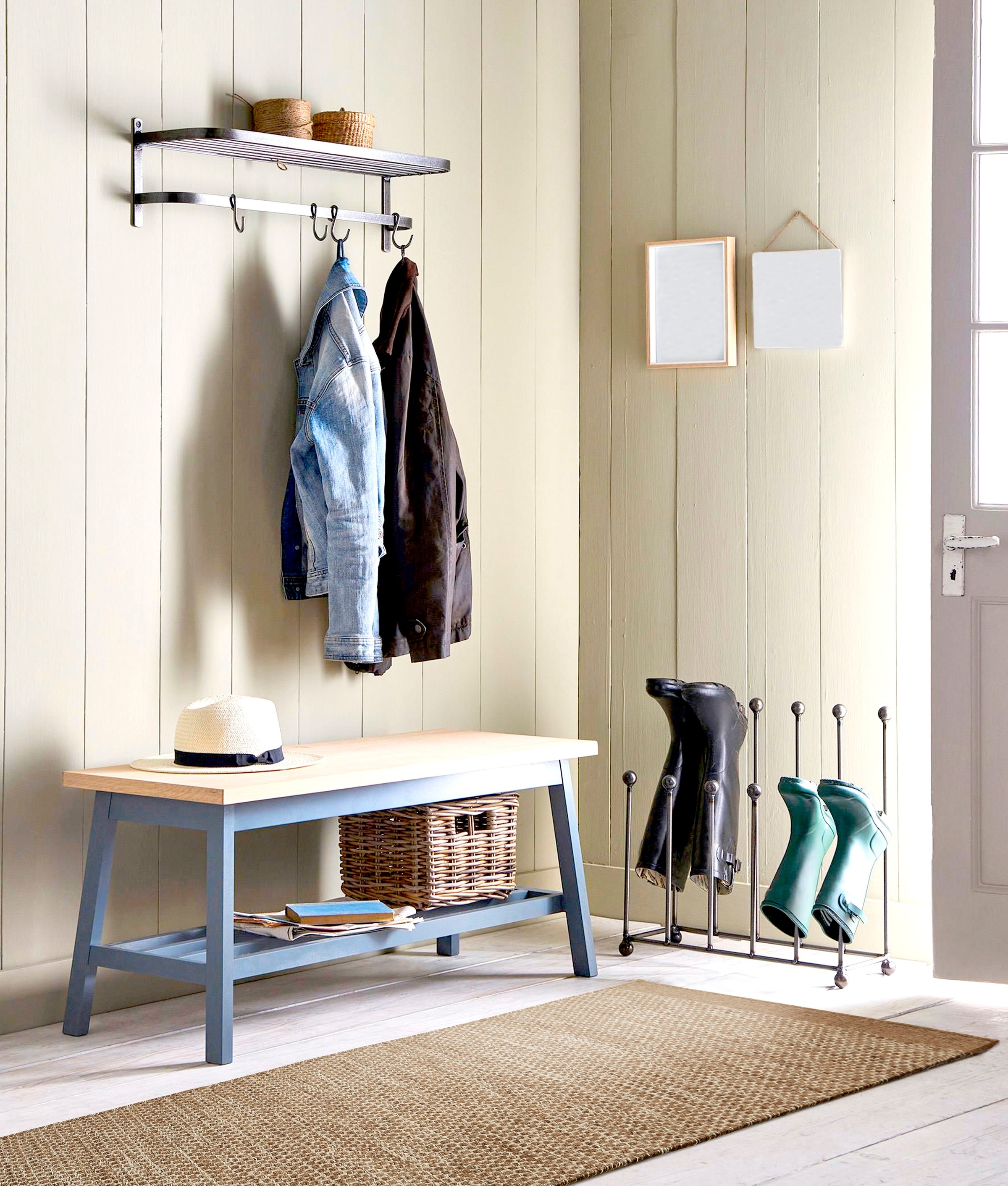Wollteppich OTTO HOME "Salagnon", grau (taupe), B:230cm H:8mm L:160cm, Baumwolle, Wolle, Teppiche, Handweb-Teppich, Flachgewebe, handgewebt, meliert