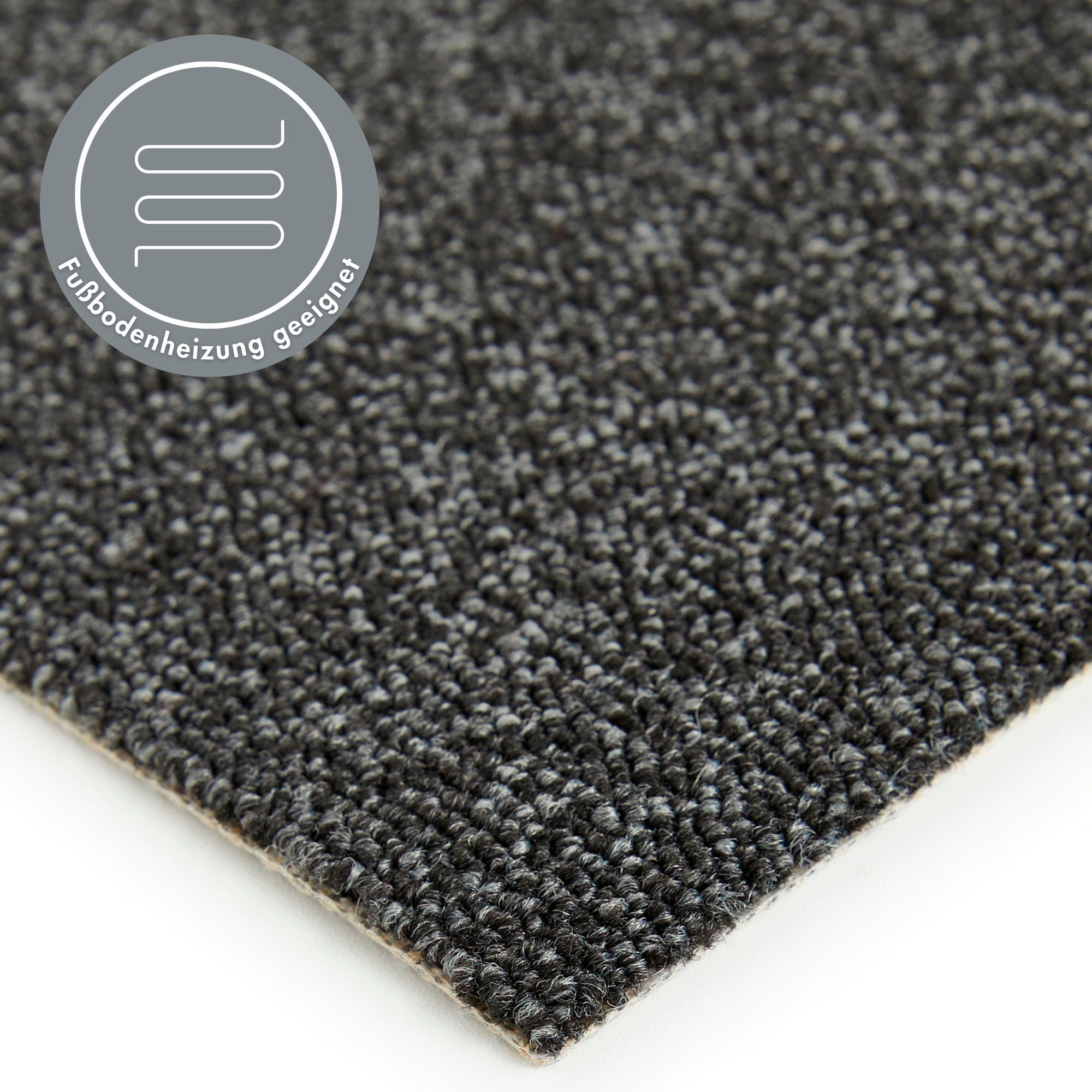 Andiamo Teppichboden »Matz, Schlinge, Made in Belgium«, rechteckig, 6 mm Höhe, meliert, Breite 400 cm oder 500 cm, strapazierfähig & pflegeleicht