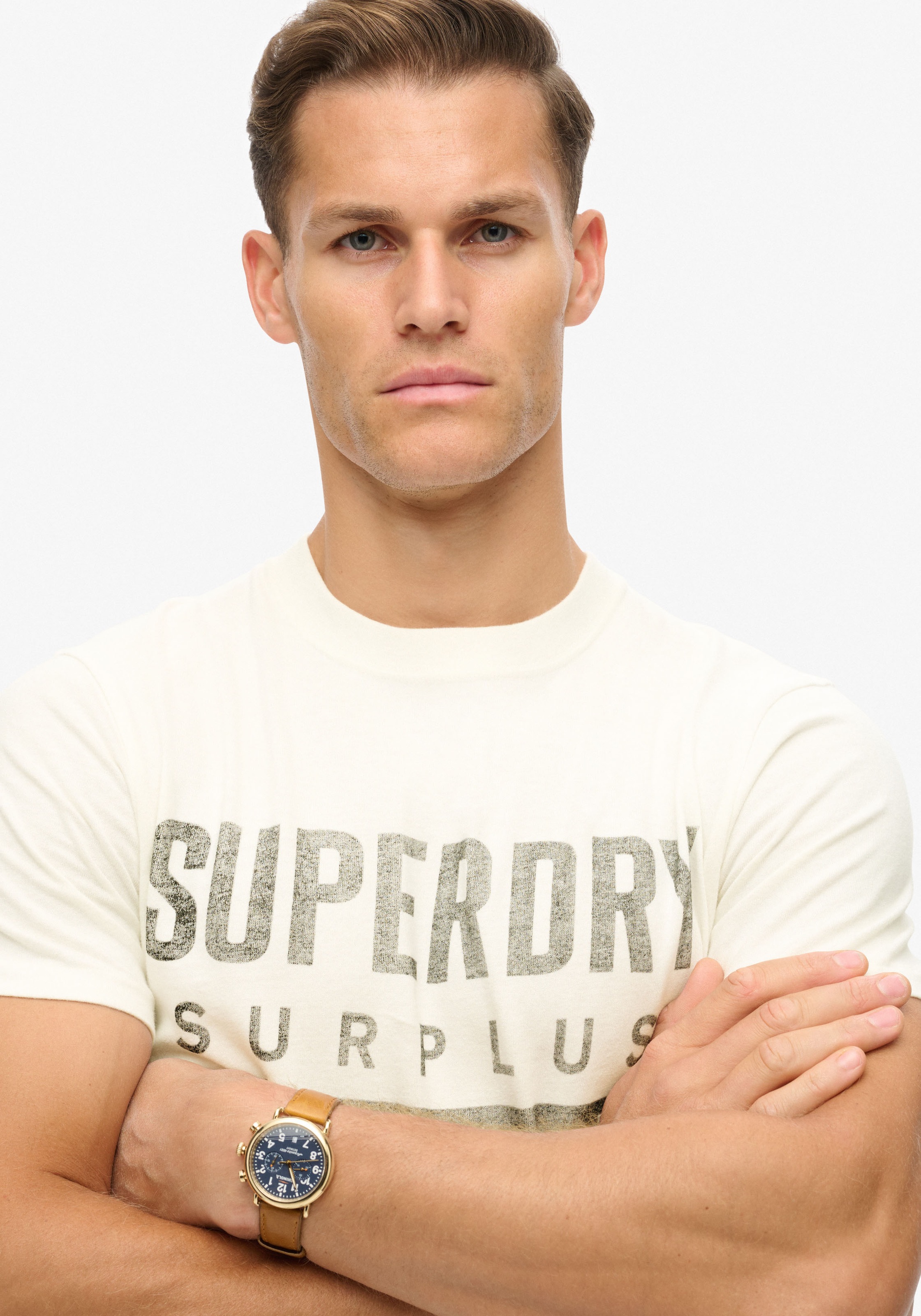 Superdry Rundhalsshirt "SURPLUS GRAPHIC TSHIRT" günstig online kaufen