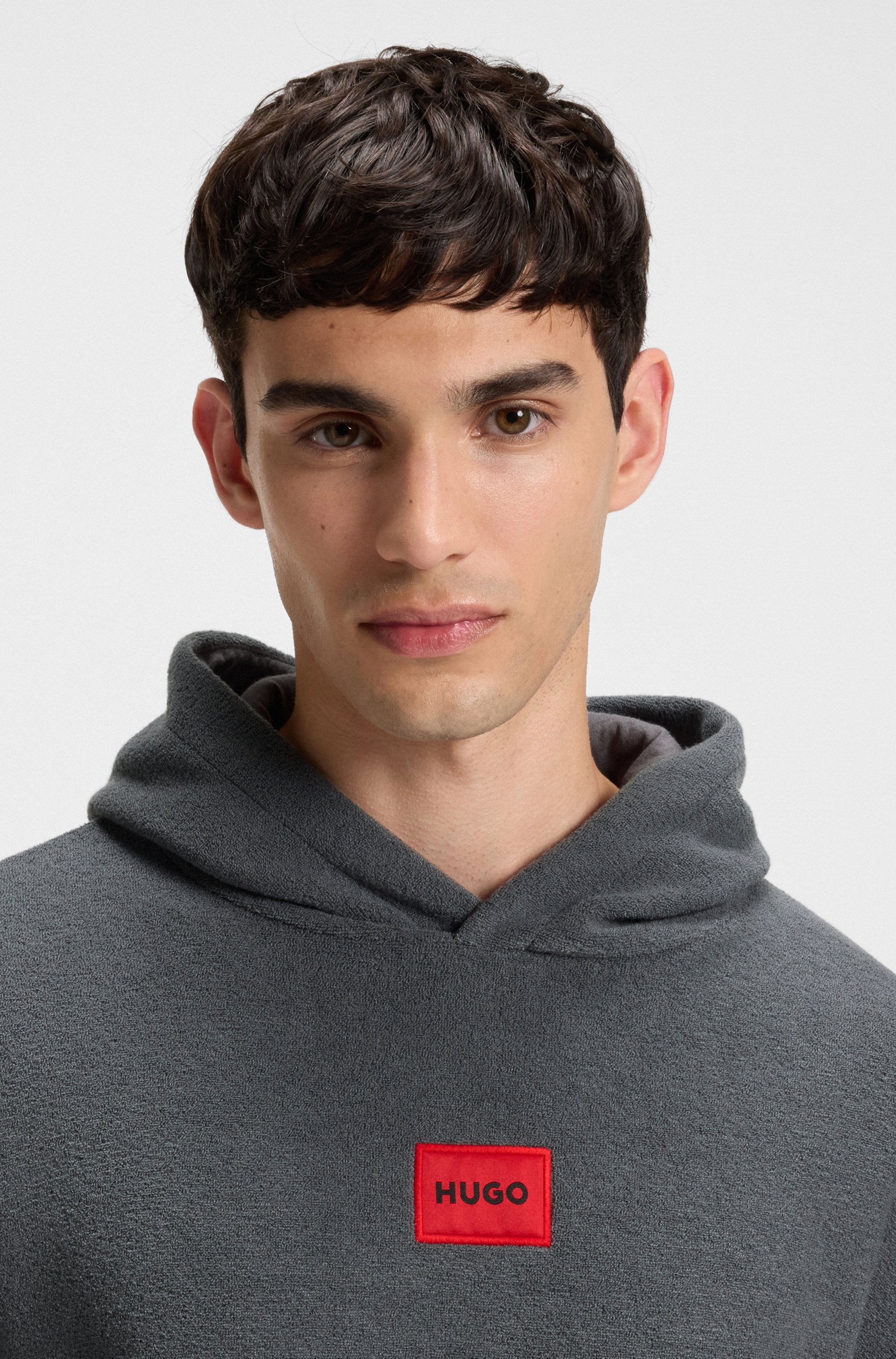 HUGO Underwear Hoodie, Relaxed Fit, Fleece-Qualität günstig online kaufen