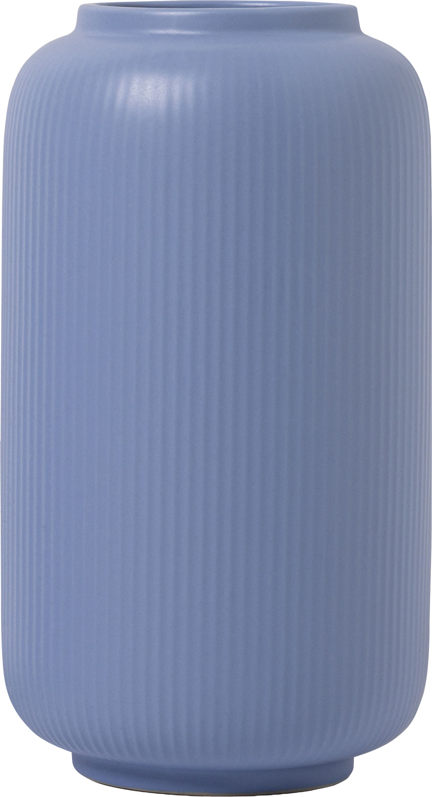 OTTO home Tischvase "Ylvii, innen vollständig glasiert und wasserundurchlässig" aus Keramik, uni matt oder mit glänzender Effektglasur, creme und blau