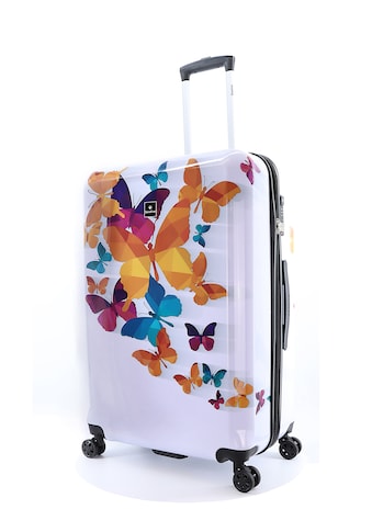 Koffer »Schmetterling«, mit integriertem Zahlenschloss