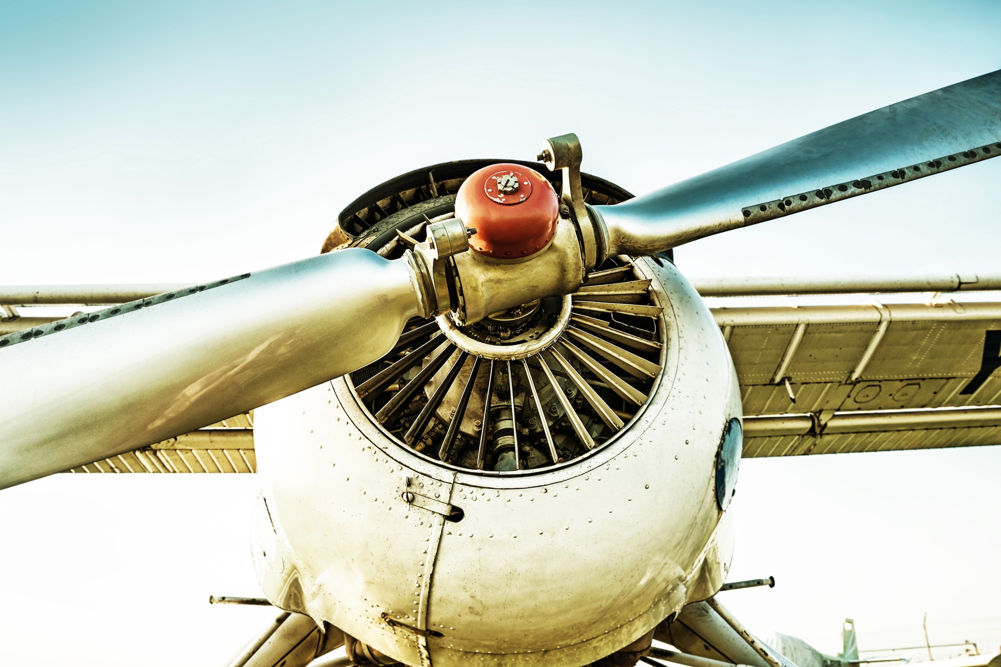 queence Leinwandbild »Flugzeug«, Flugzeuge-Kunst, (1 St.), Akustikbild mit sehr guten Schallabsorptions-Eigenschaften