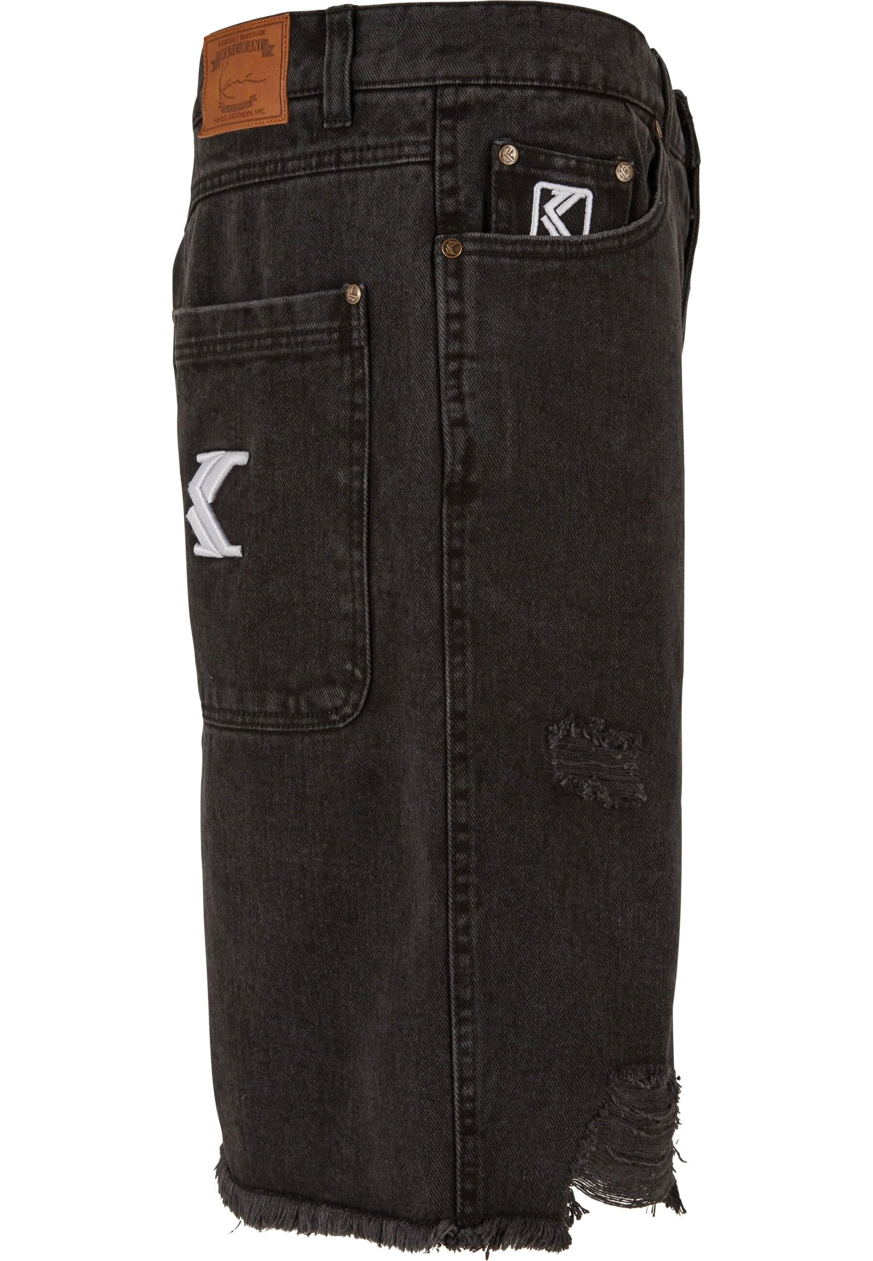 Karl Kani Shorts »Karl Kani Herren KM232-027-2 KK OG Heavy Distressed Denim Shorts«, (1 tlg.)