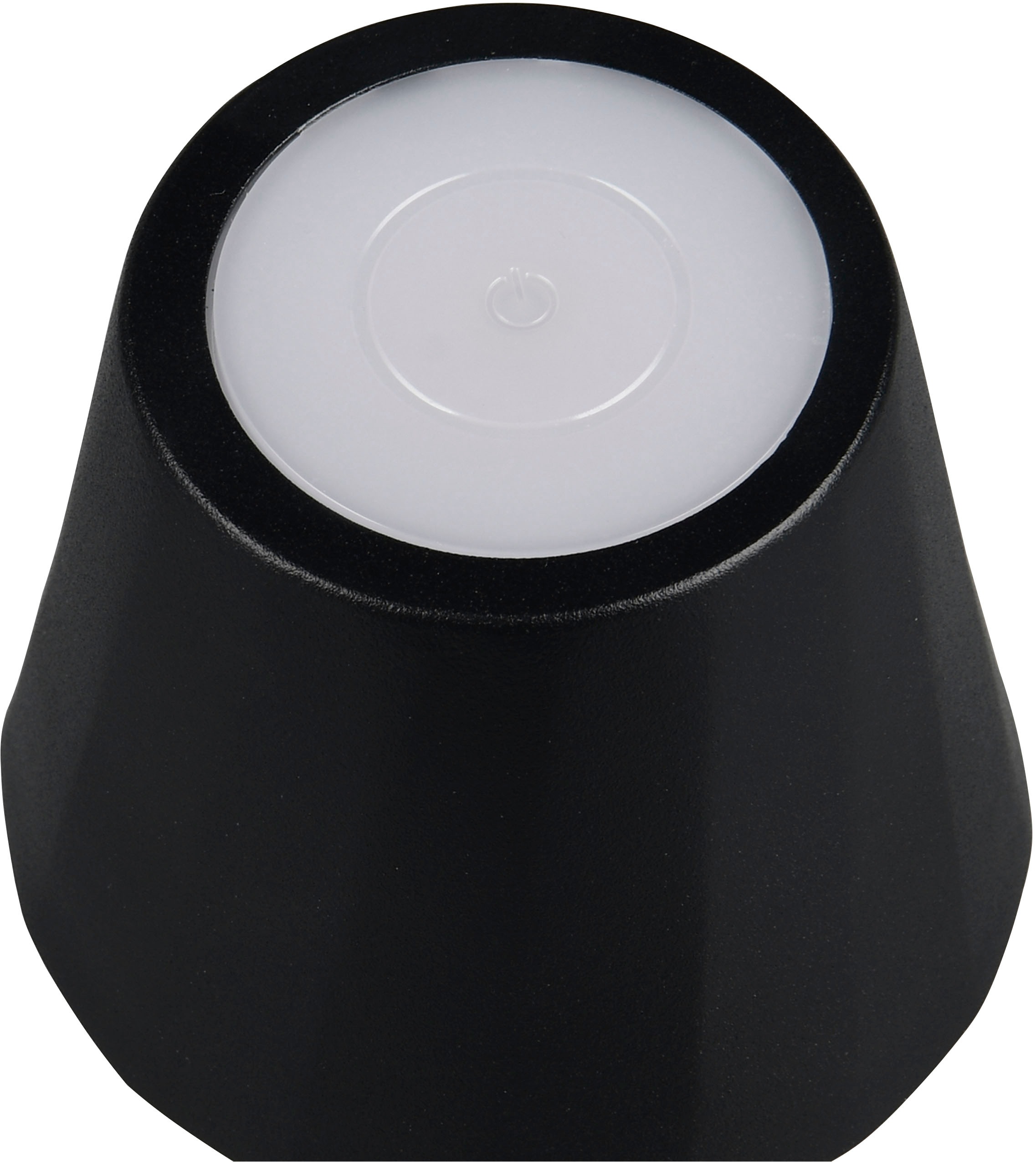 REALITY Leuchten LED Tischleuchte »DIAZ, Outdoor Akku Tischlampe Höhe 21 cm Ø 8,5 cm, IP44, Touchdimmer«, 1 flammig, Leuchtmittel LED-Board | LED fest integriert, CCT Lichtfarbe einstellbar 2700-6500K, 160 Lumen, 1,6W, USB Anschluss