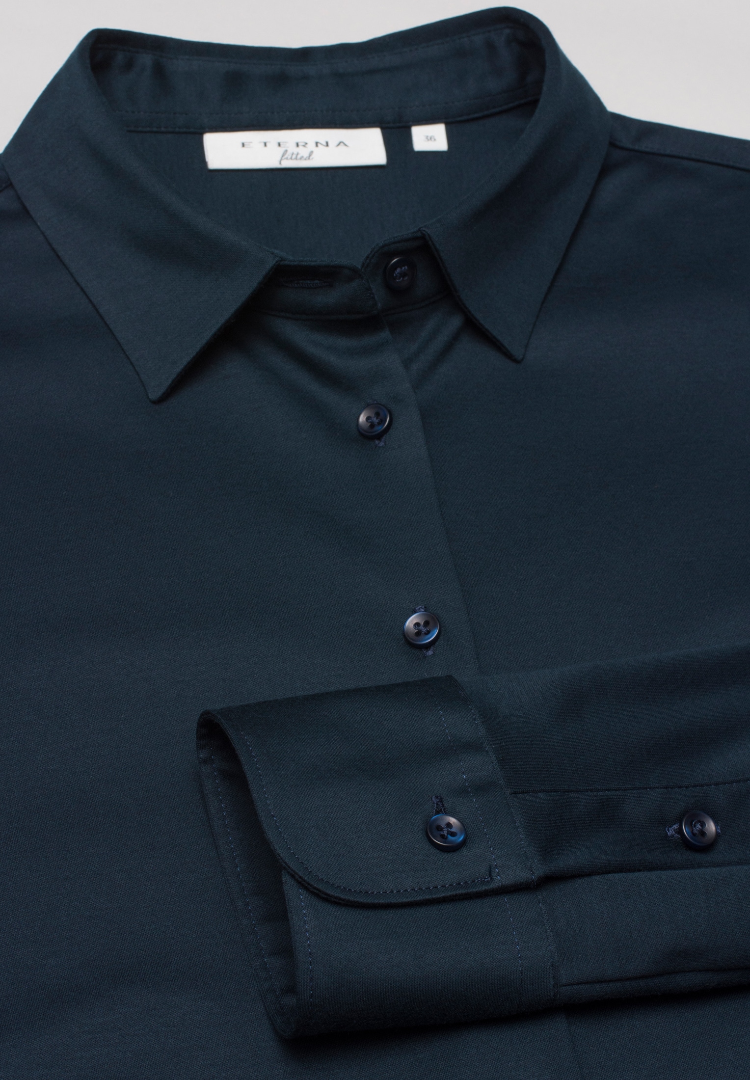 Eterna Hemdbluse »FITTED«, EASY IRON (bügelleicht)