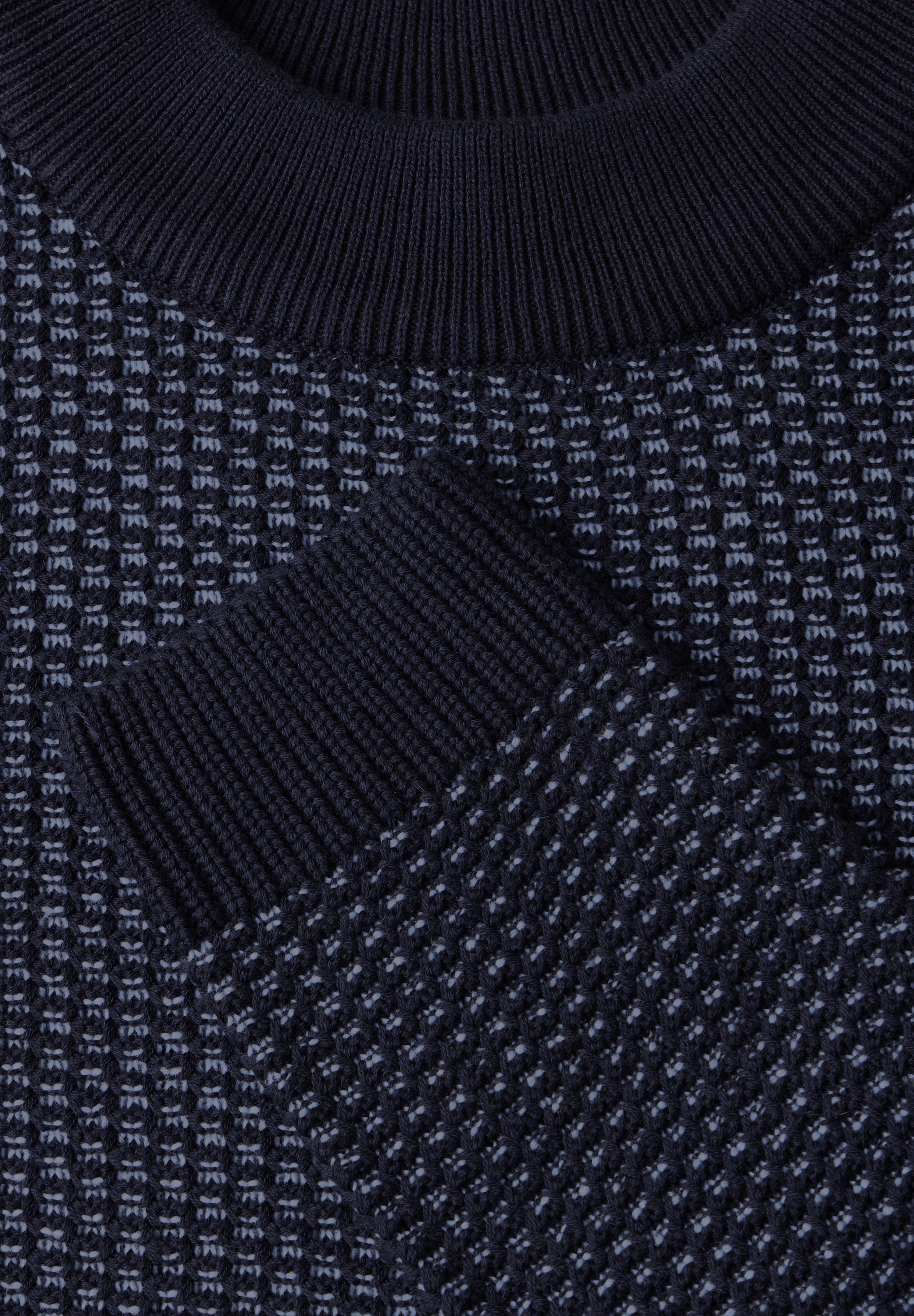 Cecil Stehkragenpullover, mit Struktur