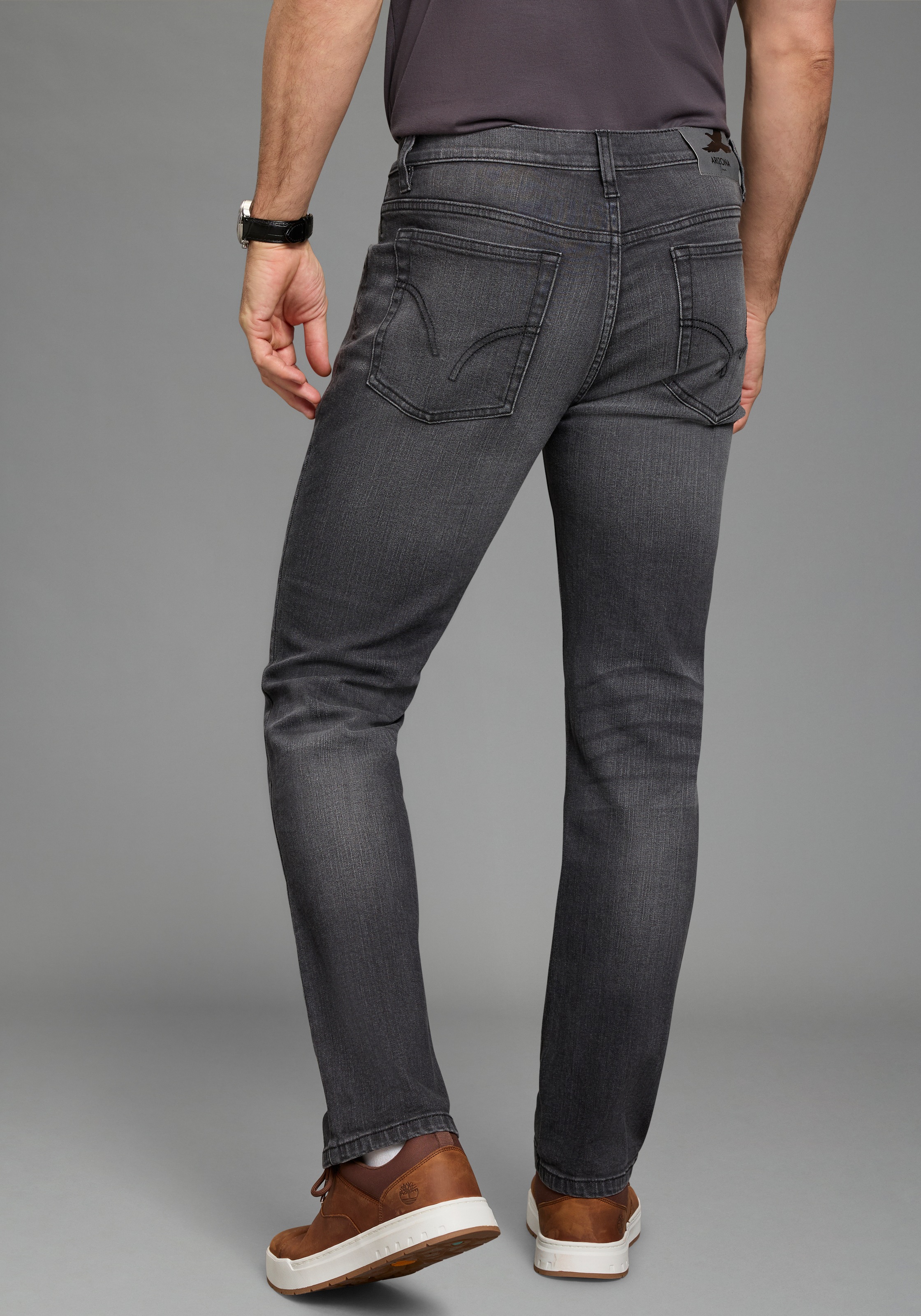 Arizona Stretch-Jeans gerade geschnittenes Bein, niedrige Leibhöhe günstig online kaufen