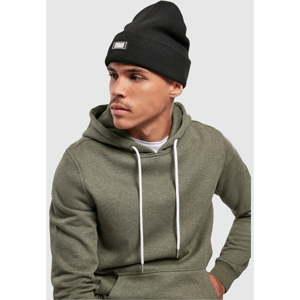 URBAN CLASSICS Beanie »Unisex Plain Stitch Recycled Yarn Beanie«, (1 St.)