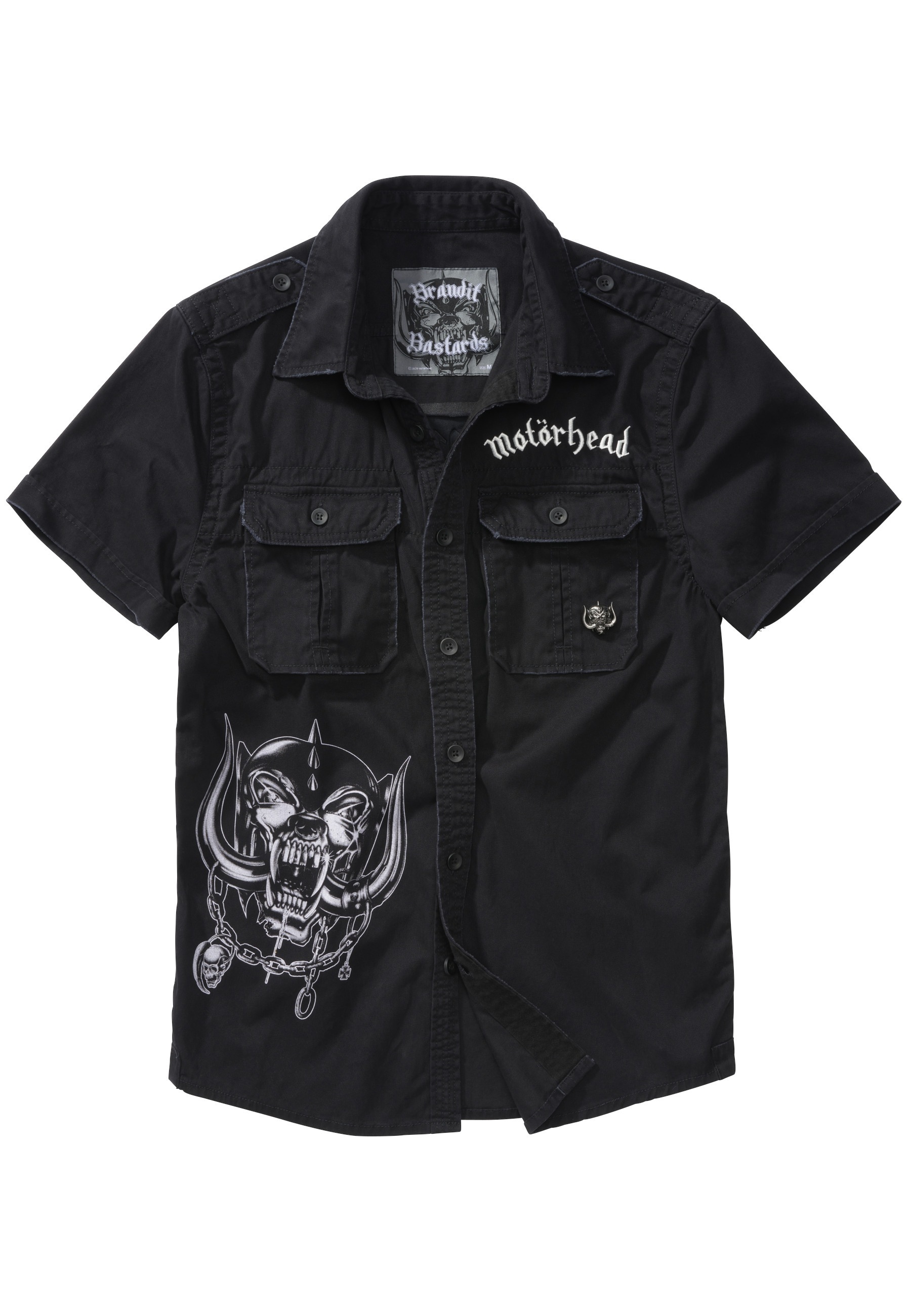 Brandit Langarmhemd "Brandit Herren Motörhead Vintage Shirt 1/2 sleeve" 1 günstig online kaufen
