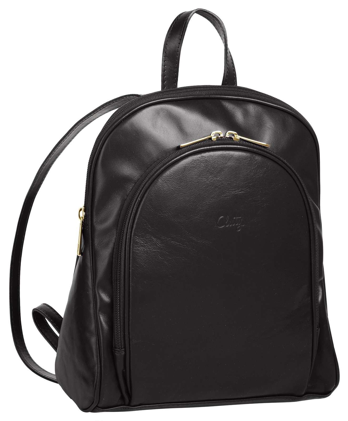 Thumbnail - Cluty Cityrucksack echt Leder, Made in Italy