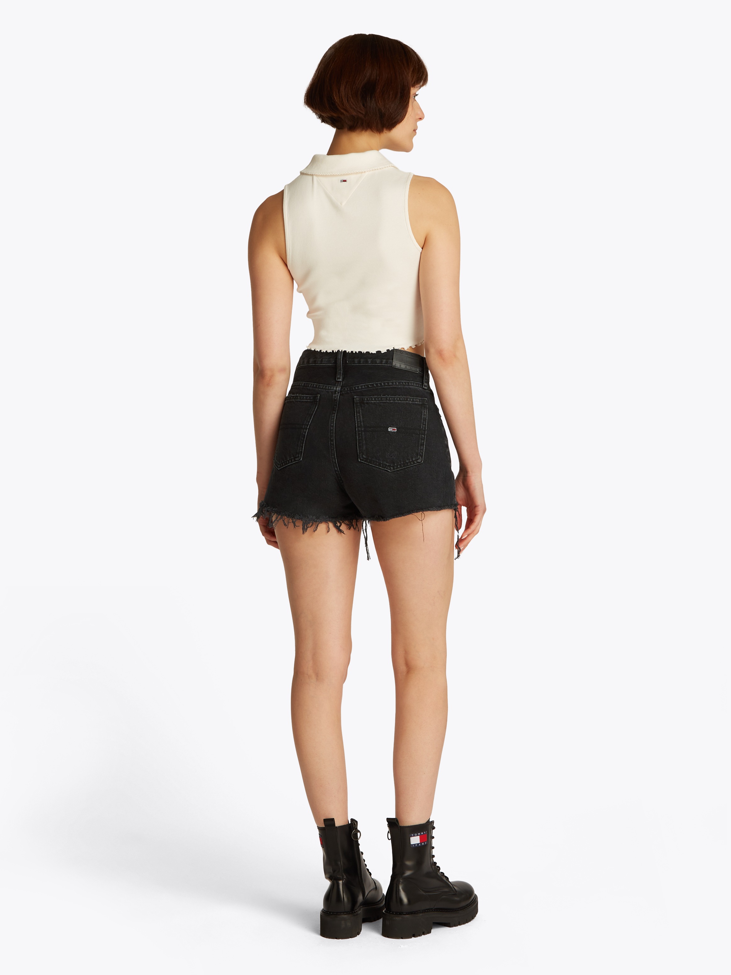 Tommy Jeans Shorts »HOT PANT BI8080«, im Destroyed-Look