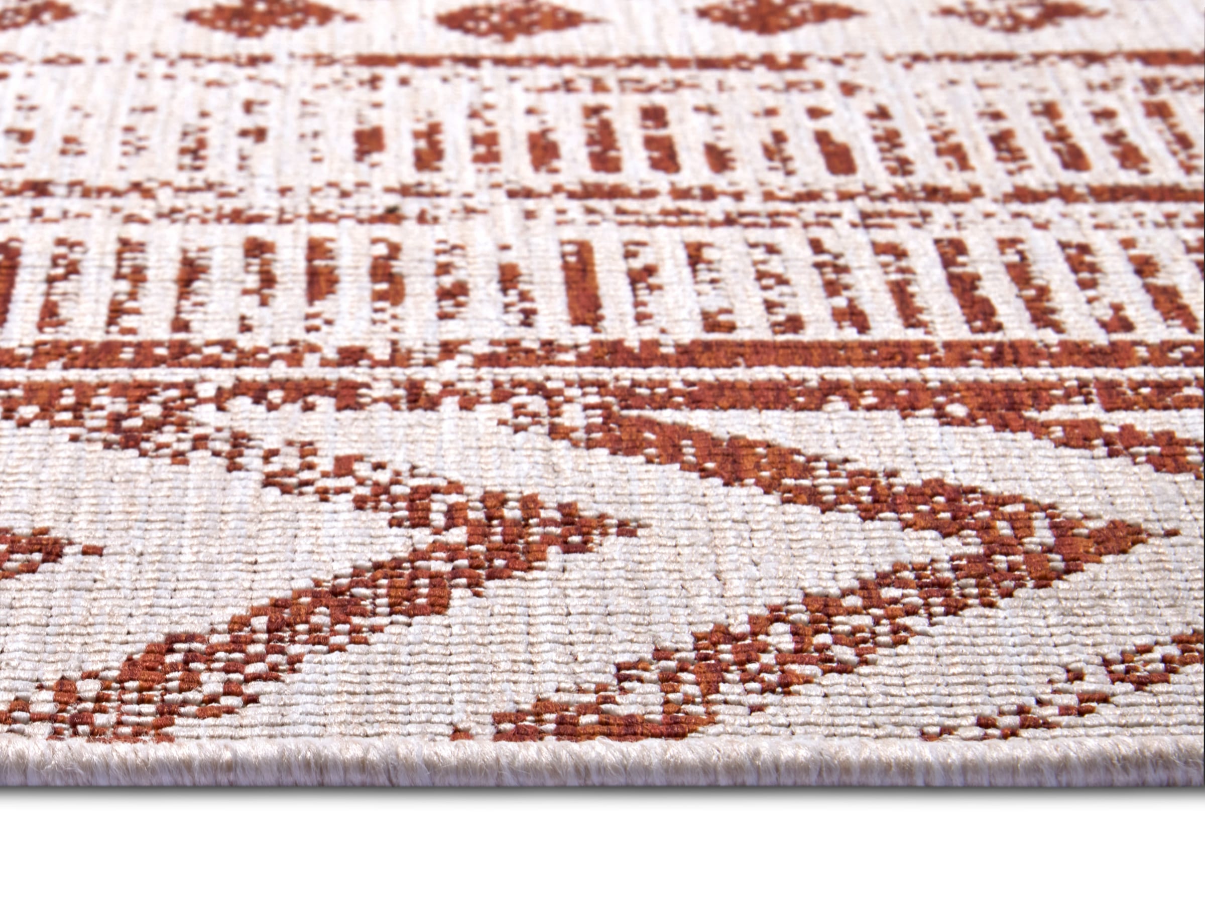 NORTHRUGS Teppich »BIRI Wendeteppich«, rechteckig, In-& Outdoor, Wetterfest, Balkon, Garten, Wohnzimmer, Wasserfest, Boho