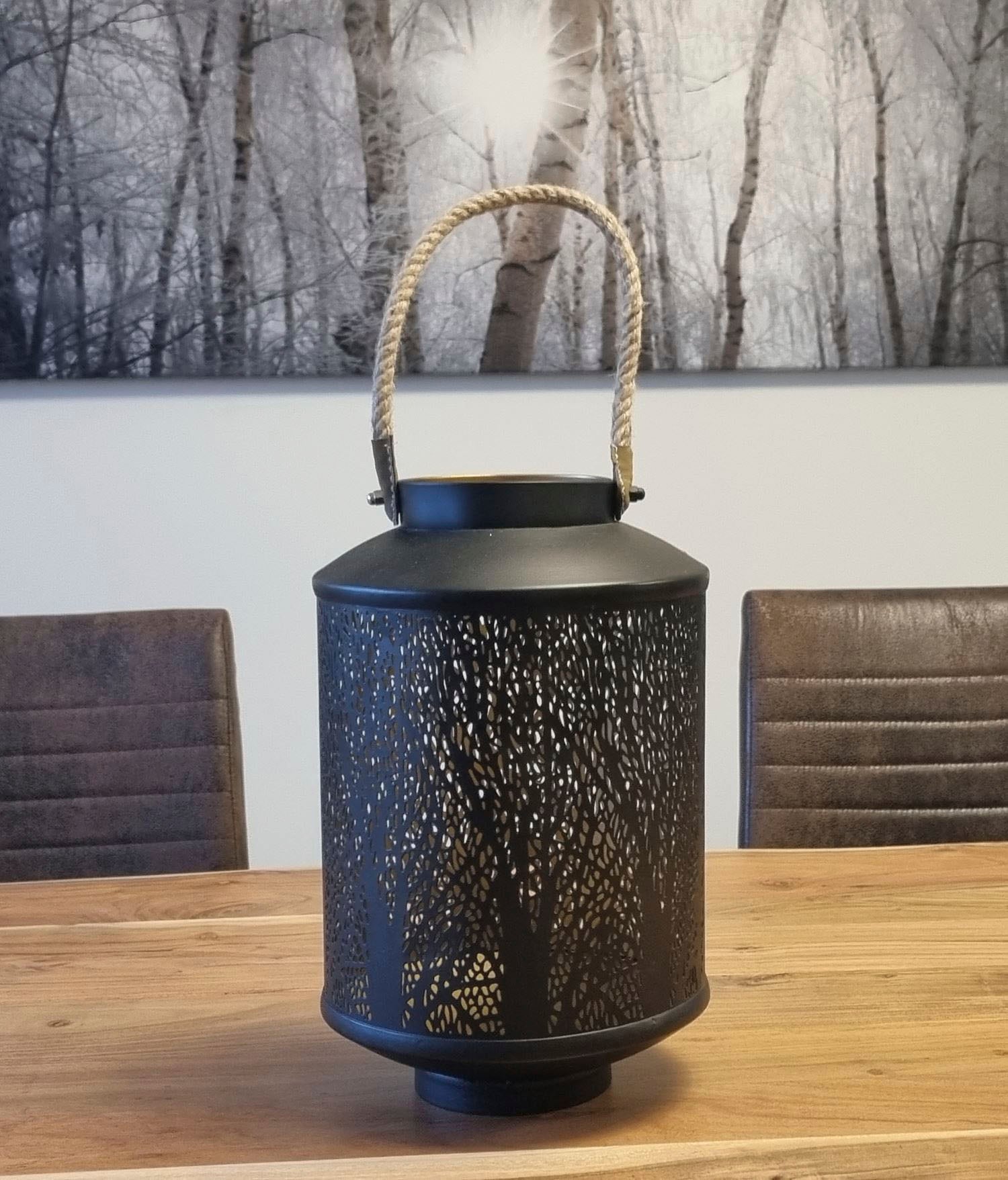 (H) 50cm«, | Tau Haus Ambiente Griff - »Laterne Walddesign, Kerzenlaterne St.) (1 BAUR