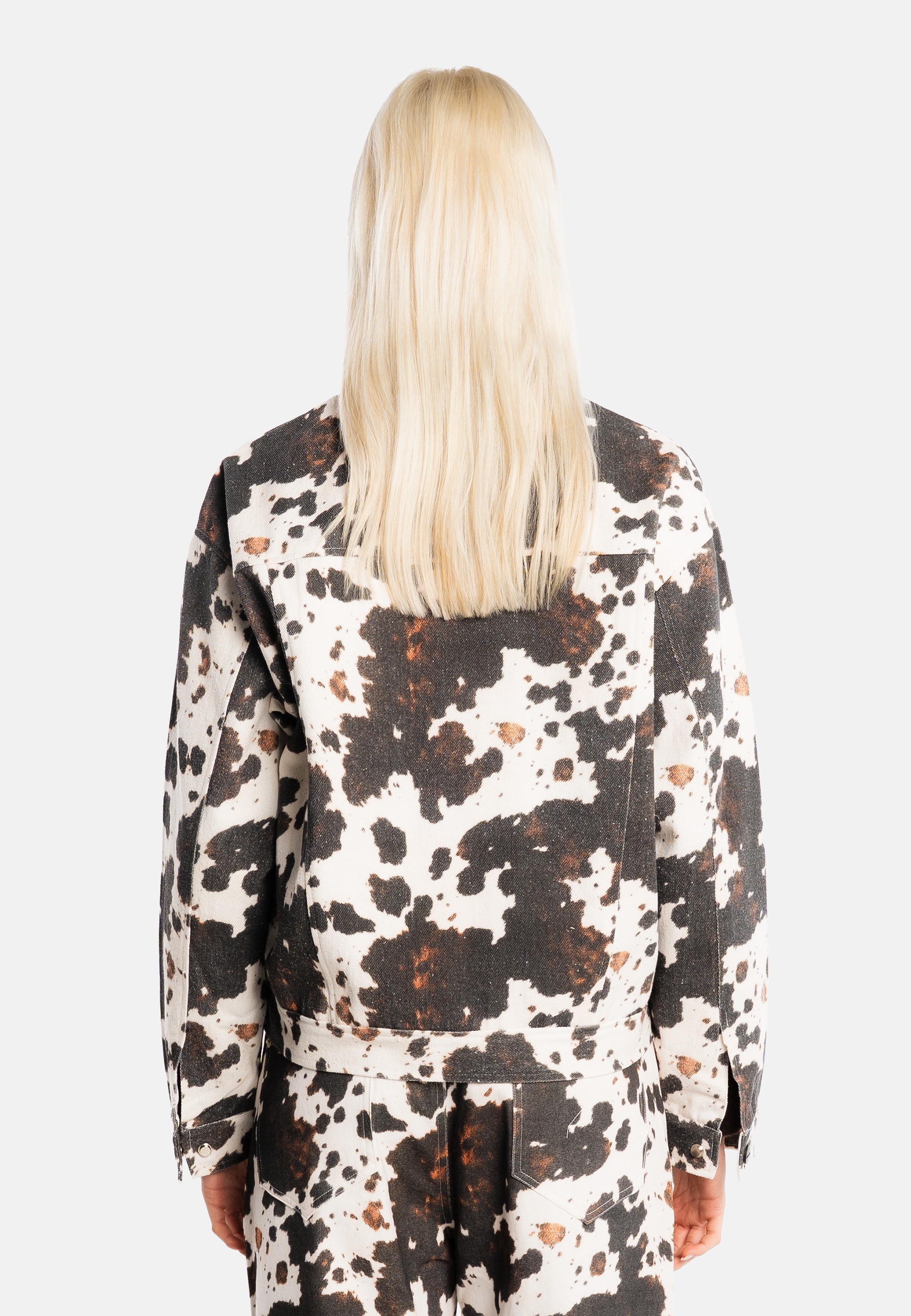 Another Cotton Lab Jeansjacke »Another Cotton Lab Another Vegan Cow Jacket« 1 Stk. tlg. ohne Kapuze