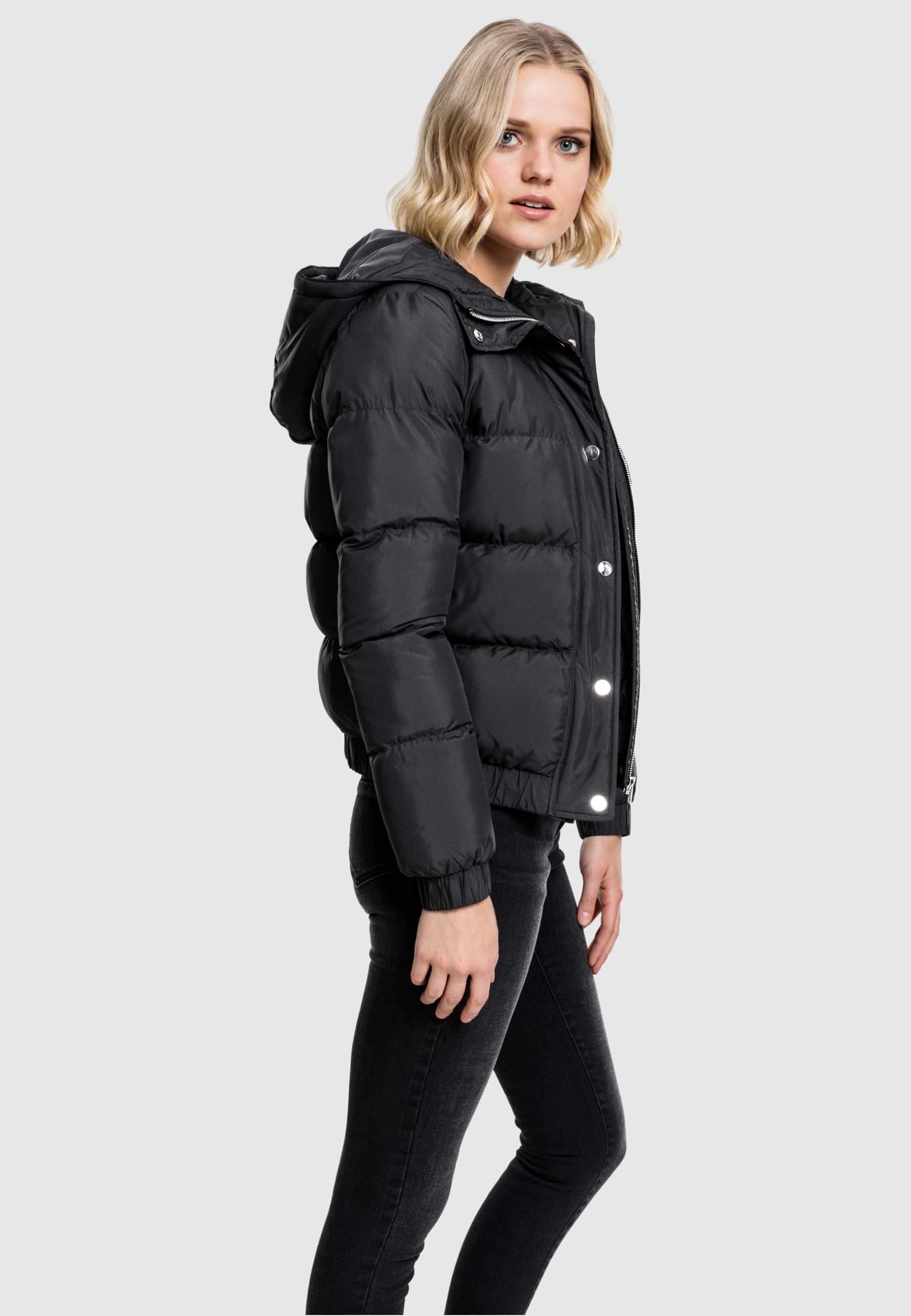 URBAN CLASSICS Winterjacke »Urban Classics Damen Ladies Hooded Puffer Jacket«, (1 St.), mit Kapuze