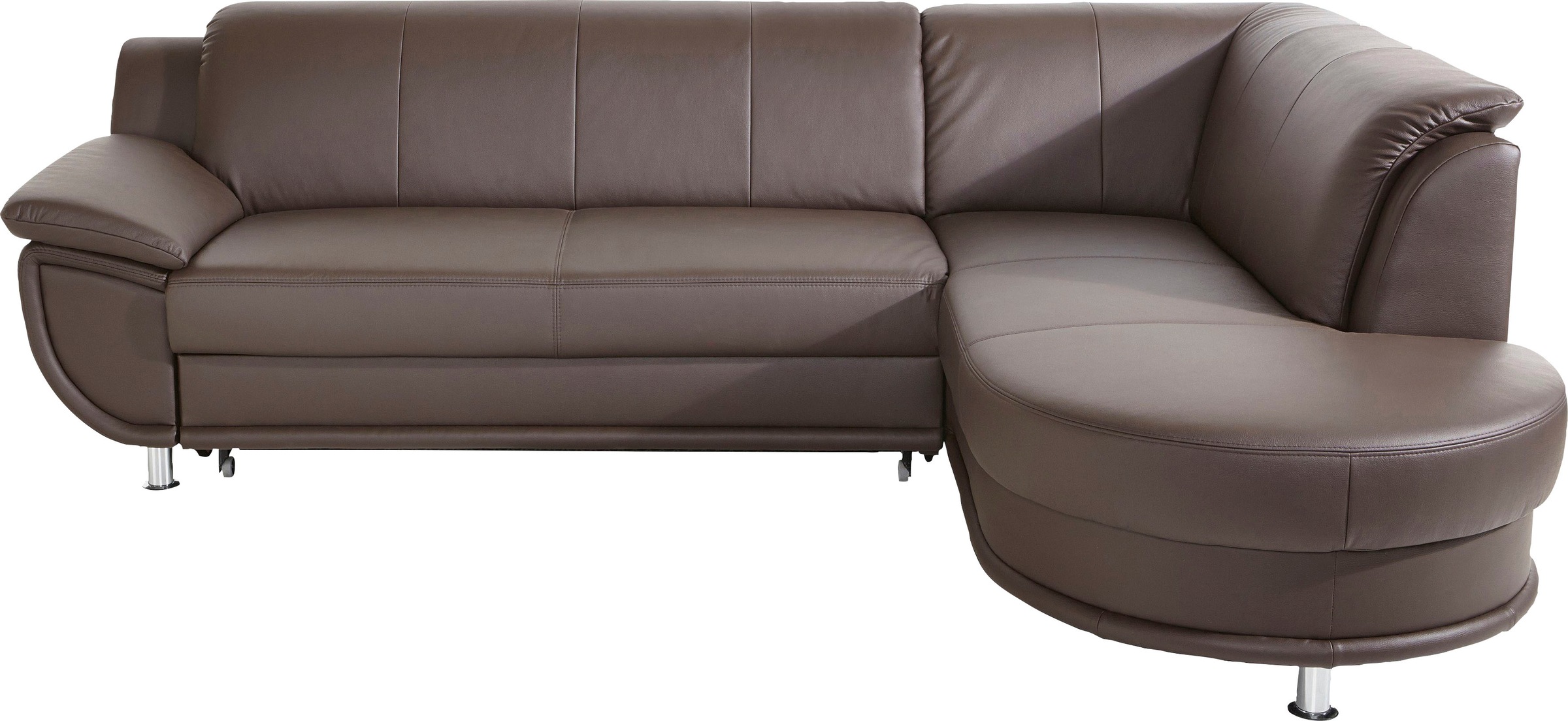 TRENDMANUFAKTUR Ecksofa »Rondo, zeitlos und elegant, OTTOs Choice, bequem, L-Form«, wahlweise mit Federkern, wahlweise mit Bettfunktion