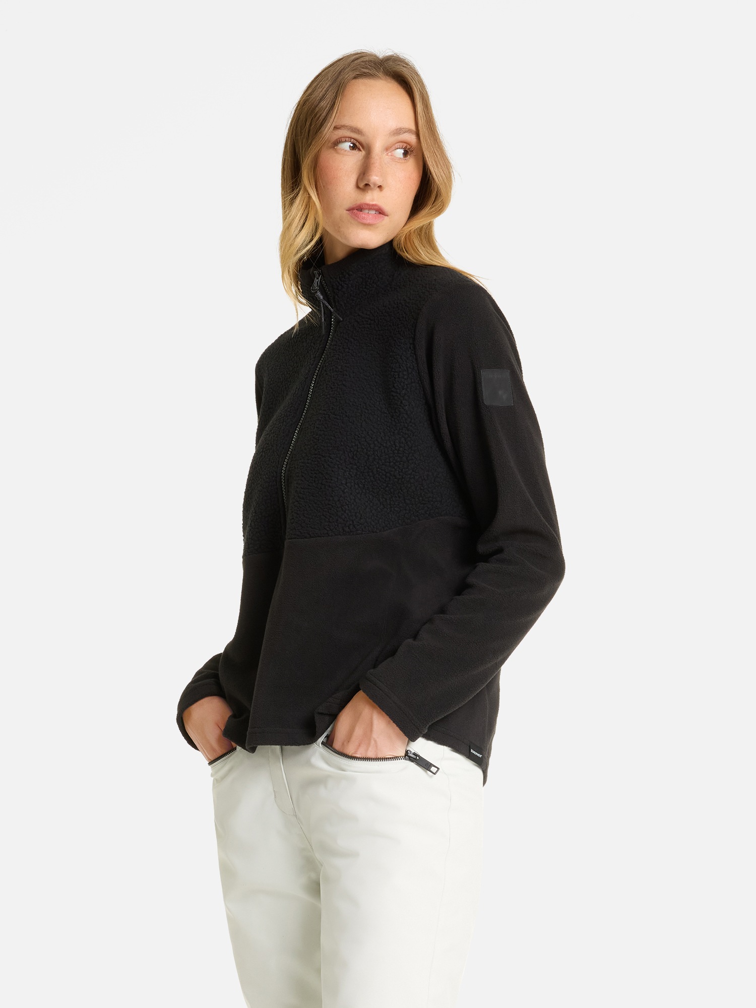 Ziener Fleecepullover »JANKA-Z DAMEN«, Teddyfleece, warm, elastisch
