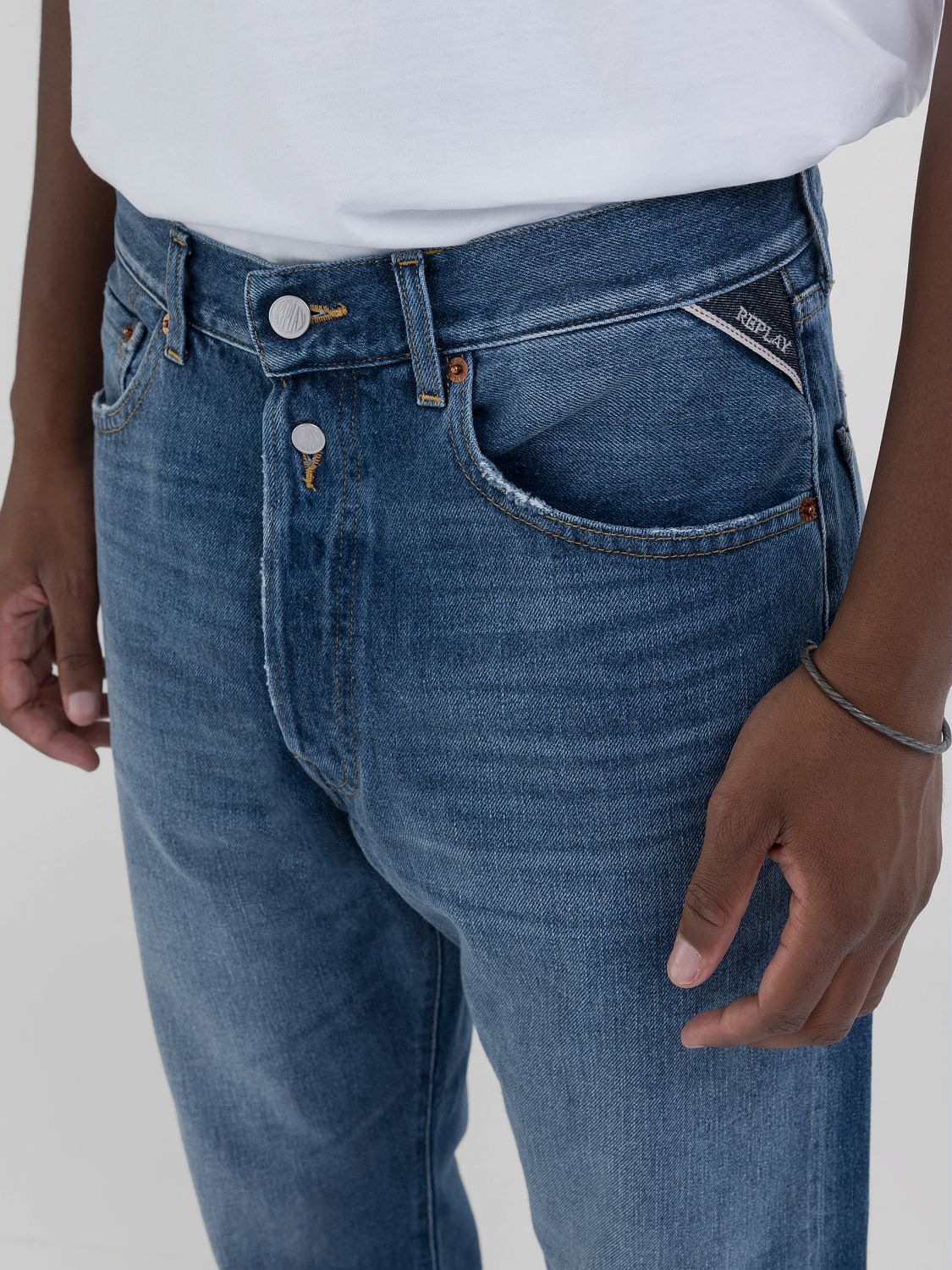 Replay »M9Z1 9Zero1 90´s Straight Fit« mit Washed-Look