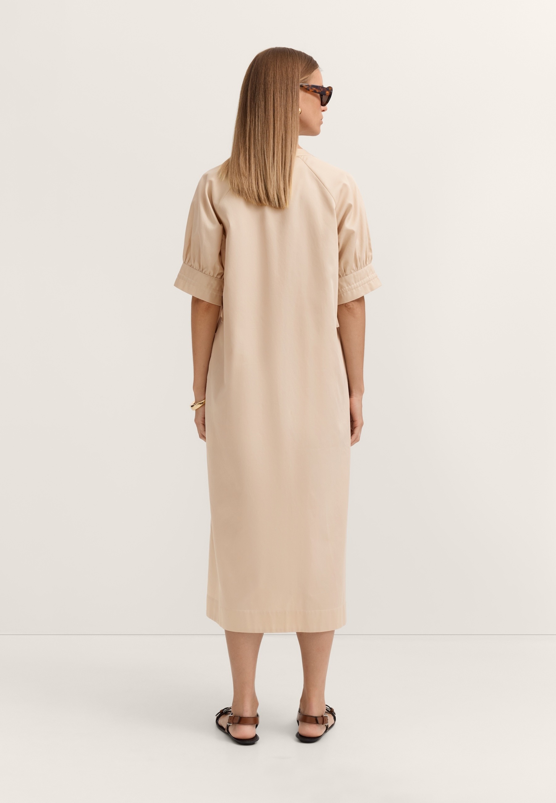 bugatti Blusenkleid "Modern Fit" mit seitlichen Schlitzen günstig online kaufen