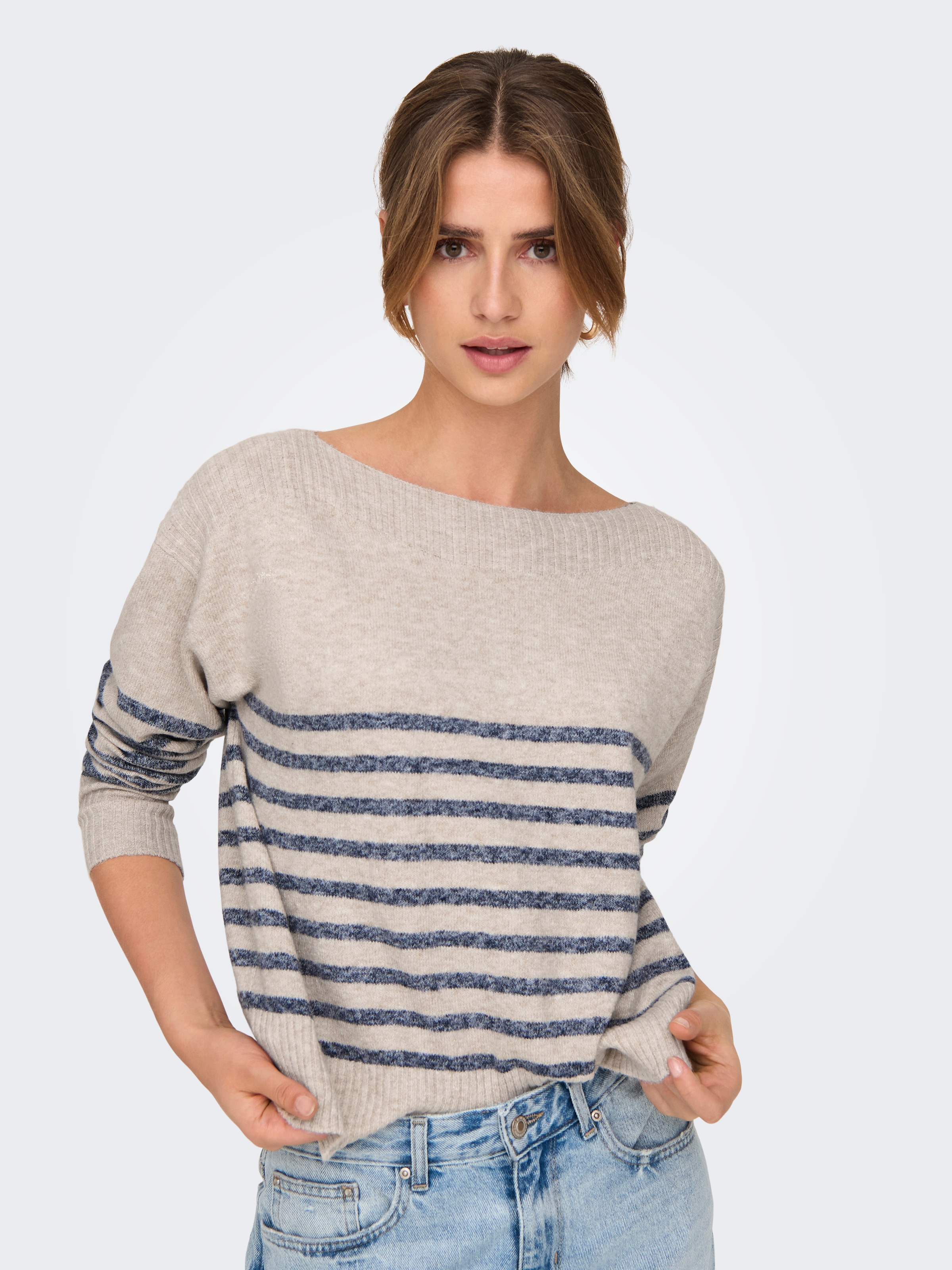 ONLY Strickpullover »ONLGLORY LIFE LS BOATNECK CC KNT«