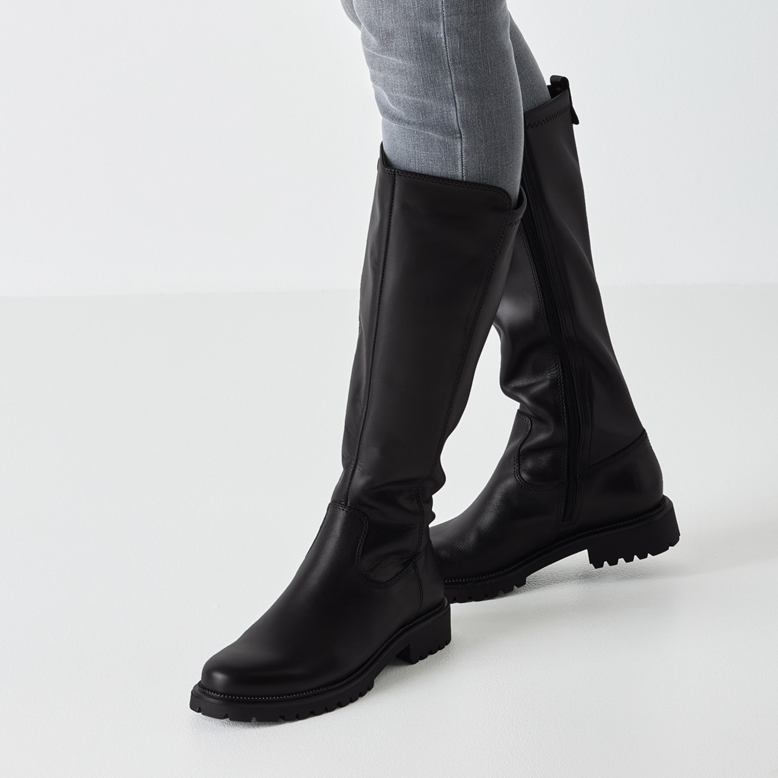 Tamaris Stiefel  , Blockabsatz, Langschaftstiefel mit Stetchfunktion am Schaft