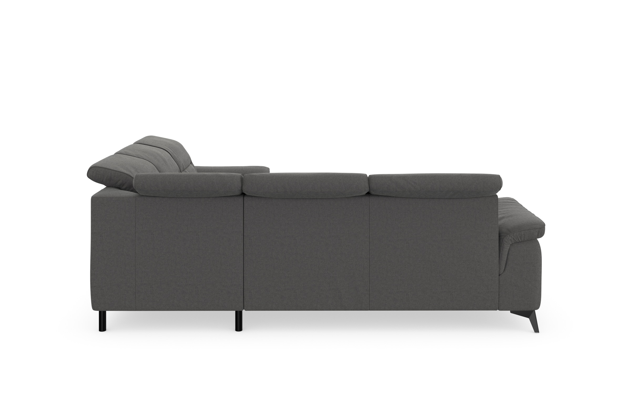 Sit & More Sinatra L-Form Corner Sofa Grey 6