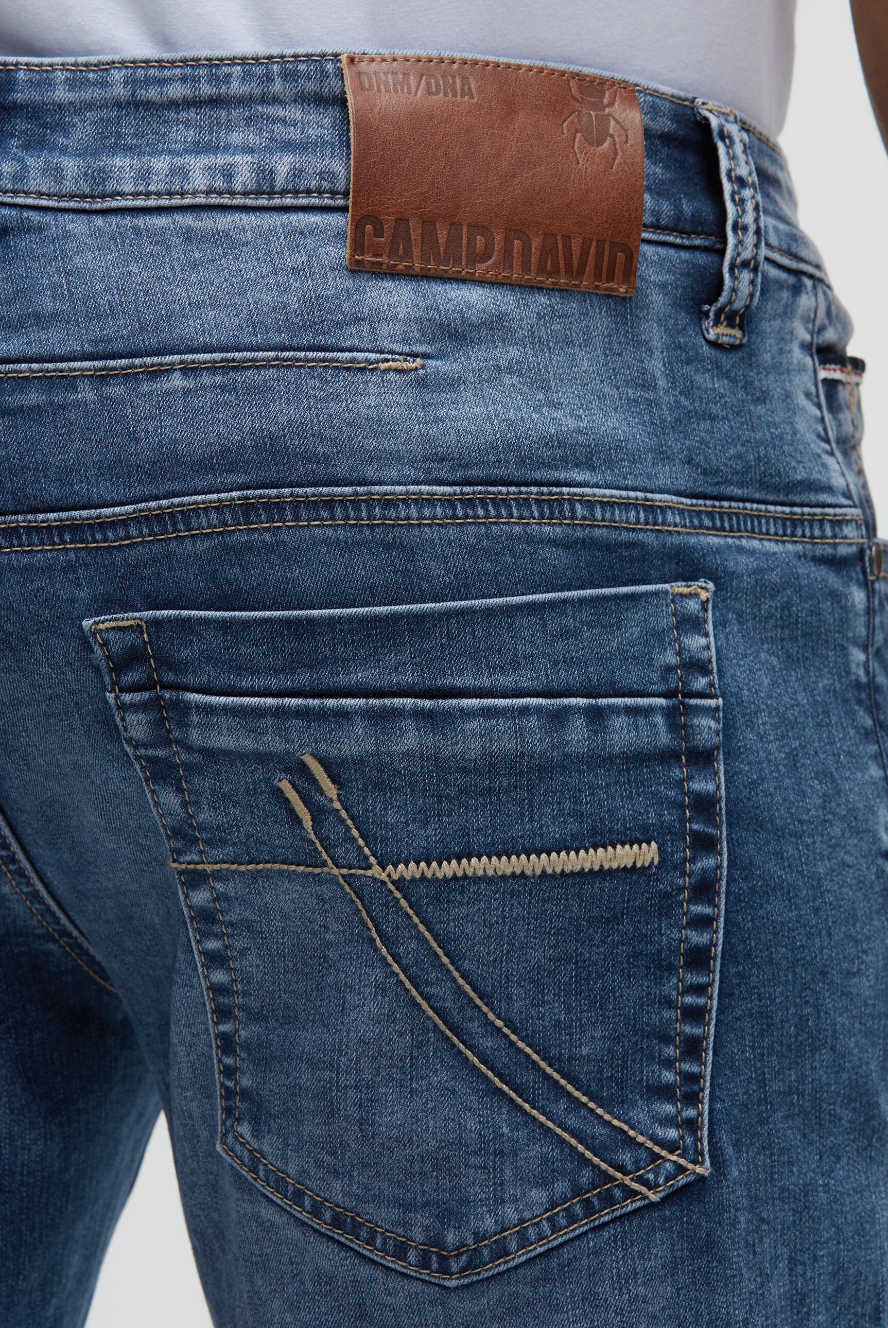 CAMP DAVID Comfort-fit-Jeans, mit zwei Leibhöhen