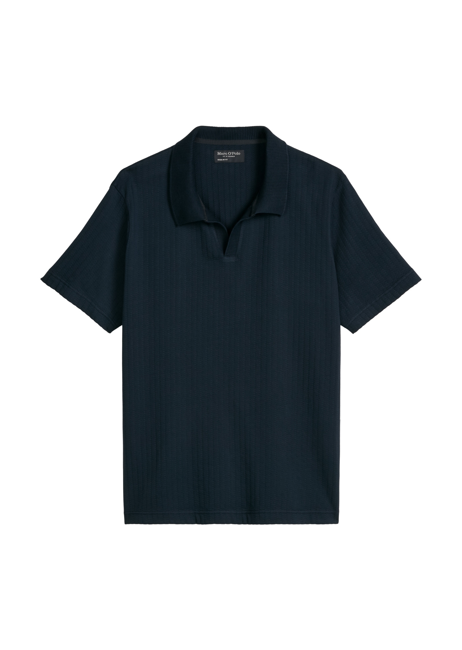 Marc O'Polo Poloshirt »aus schwerem Ripp-Jersey«