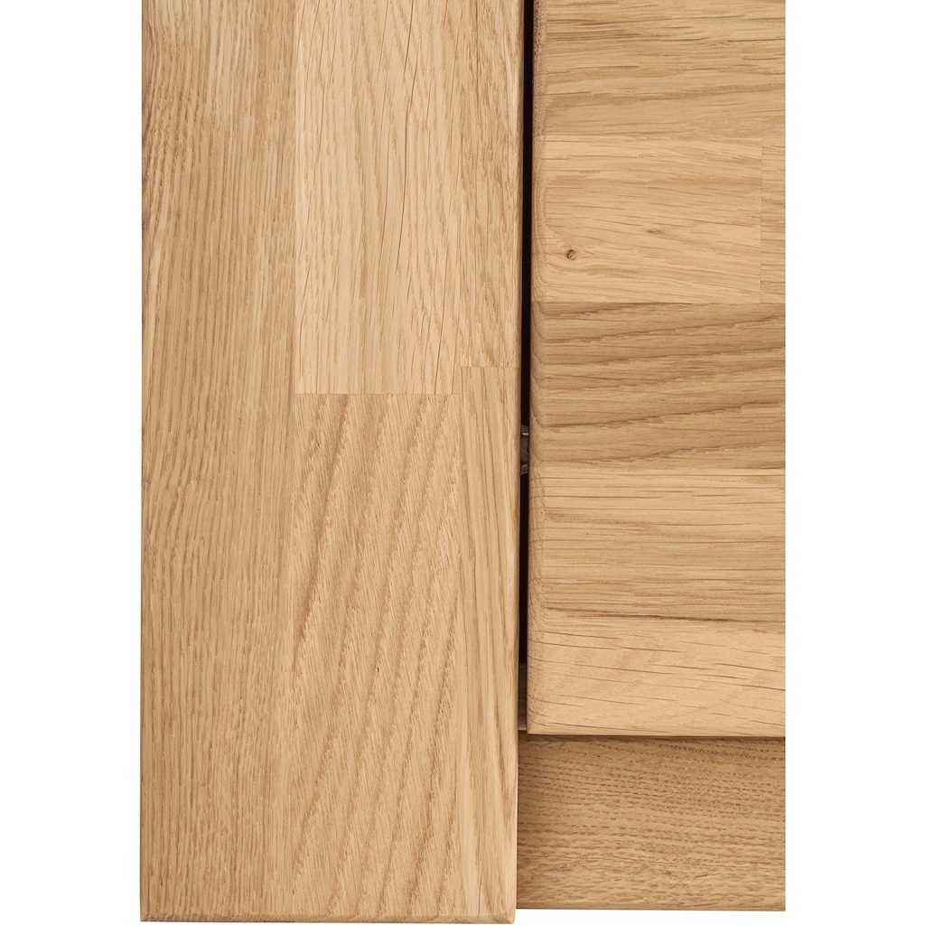 Woltra Wohnwand »Zara«, (Set, 4 St.), teilmassives Holz