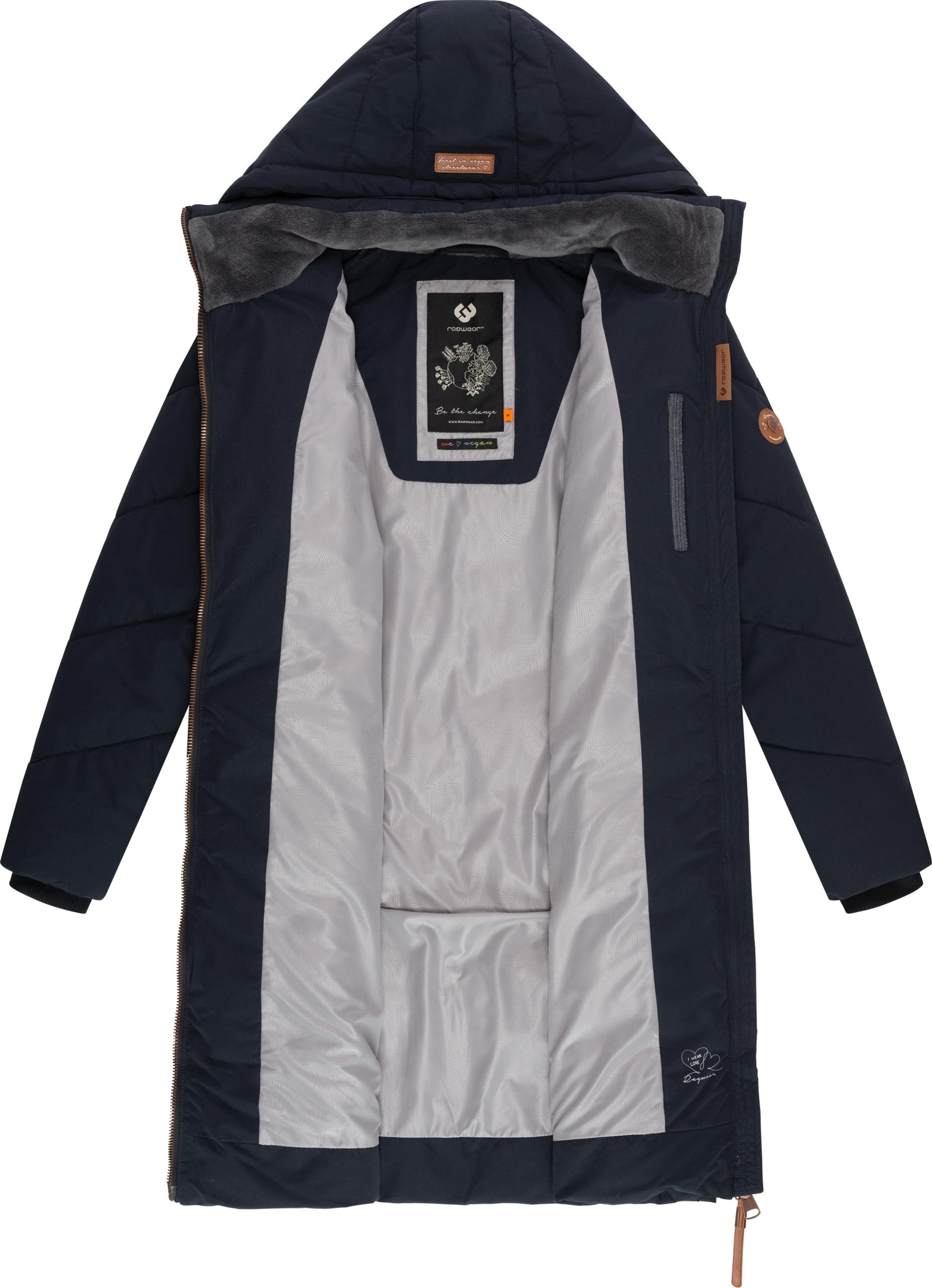 Ragwear Wintermantel »Rebelka«, wasserdichter Winterparka mit abnehmbarer Kapuze