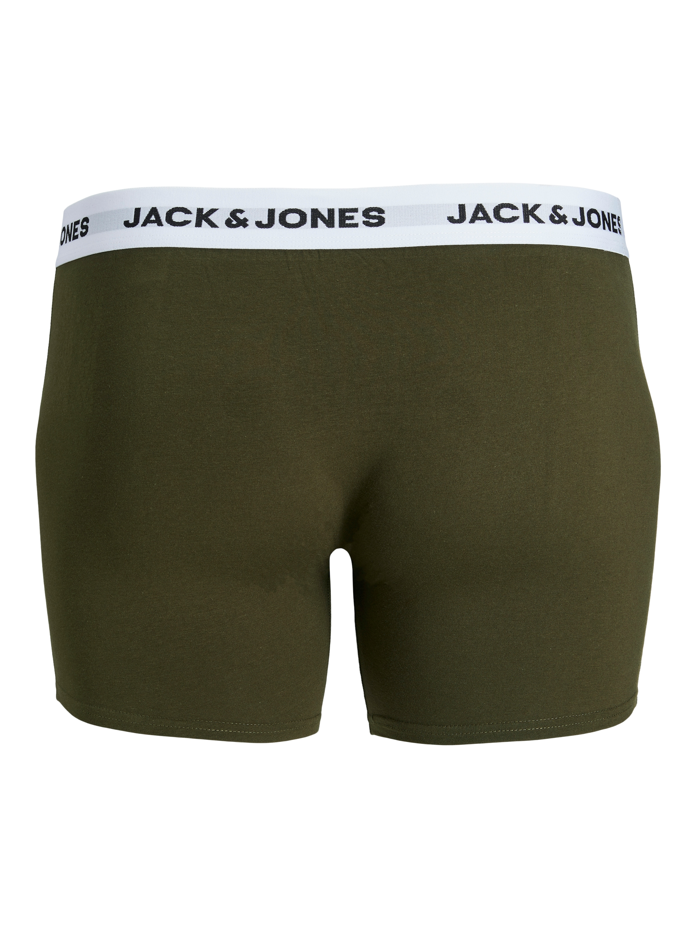 Jack & Jones PlusSize Boxershorts »JACBASIC WHITE WB TRUNKS 5 PACK NOOS PLS«, (Packung, 5 St.), mit Logo Schriftzug