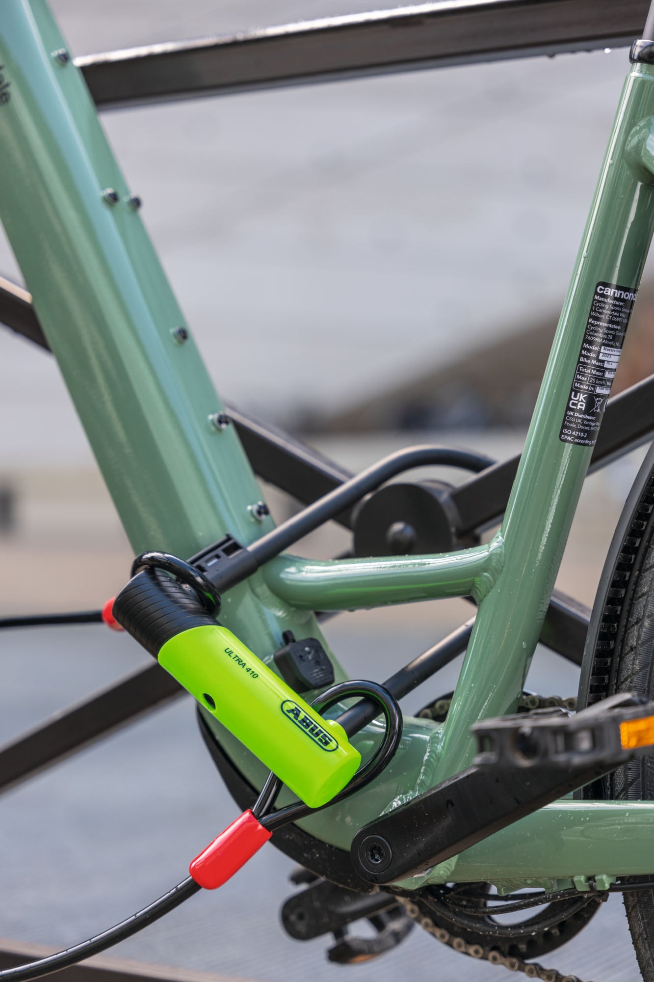 ABUS Bügelschloss »Ultra 410K/170HB230 GN SH34 + Cobra 10/120«